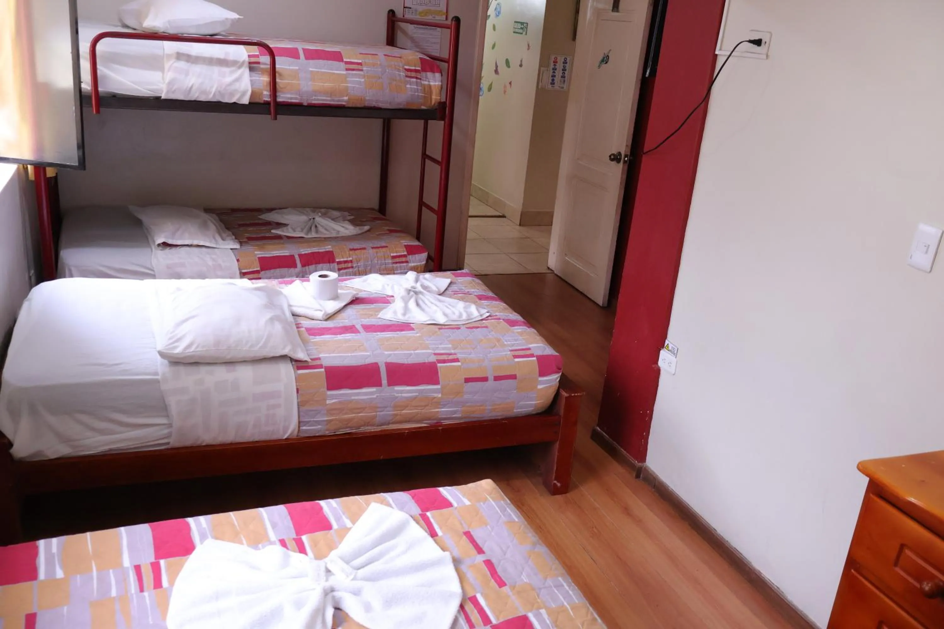 Bed in Andes Hostal