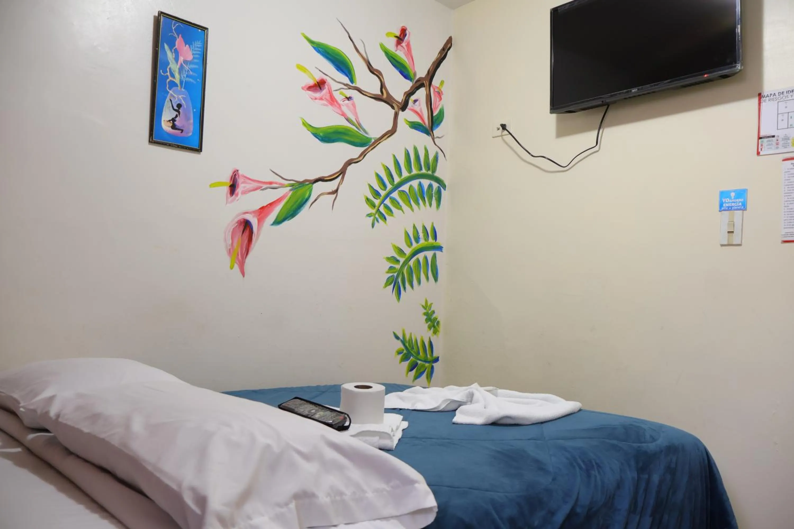 Bed in Andes Hostal