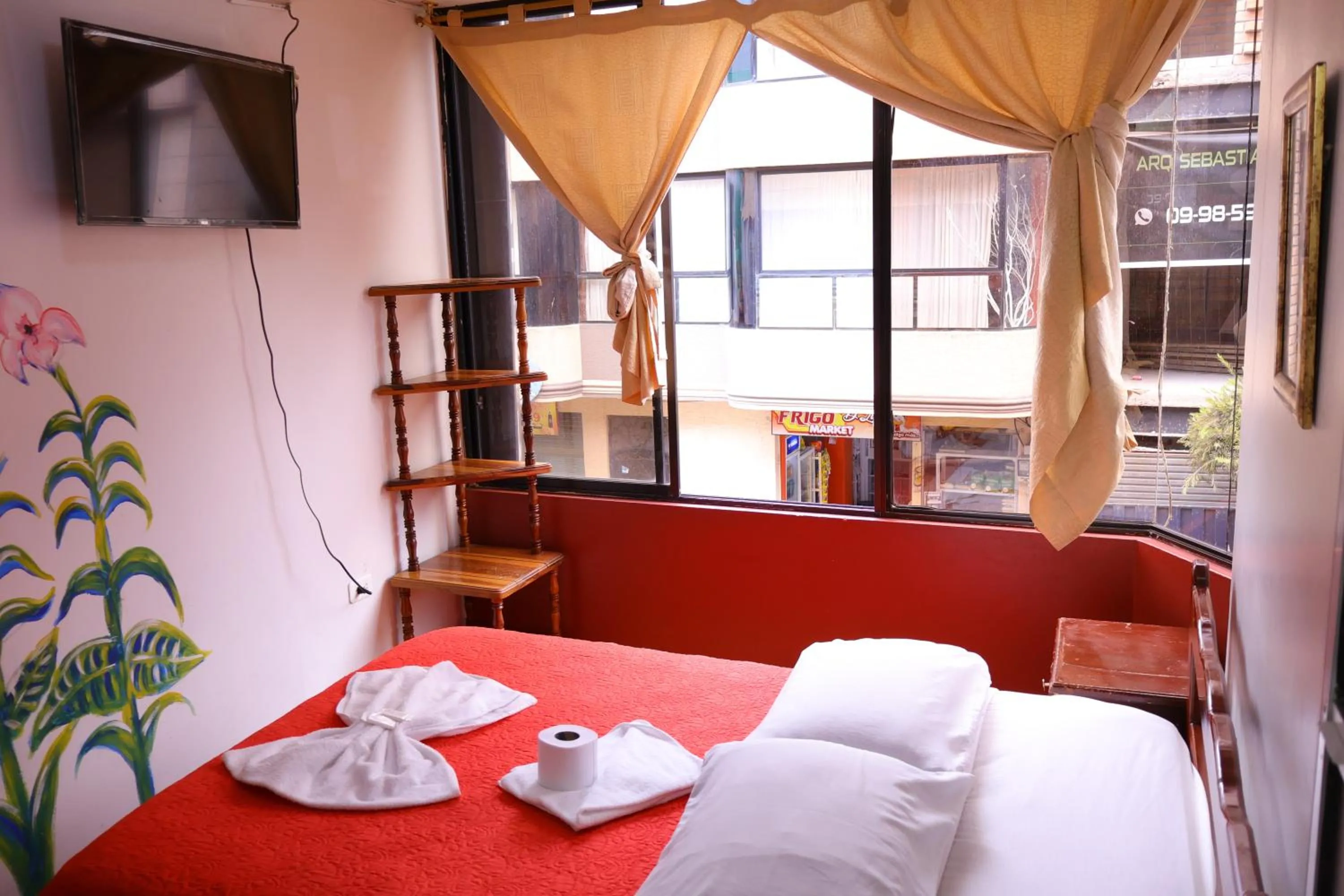 Bed in Andes Hostal