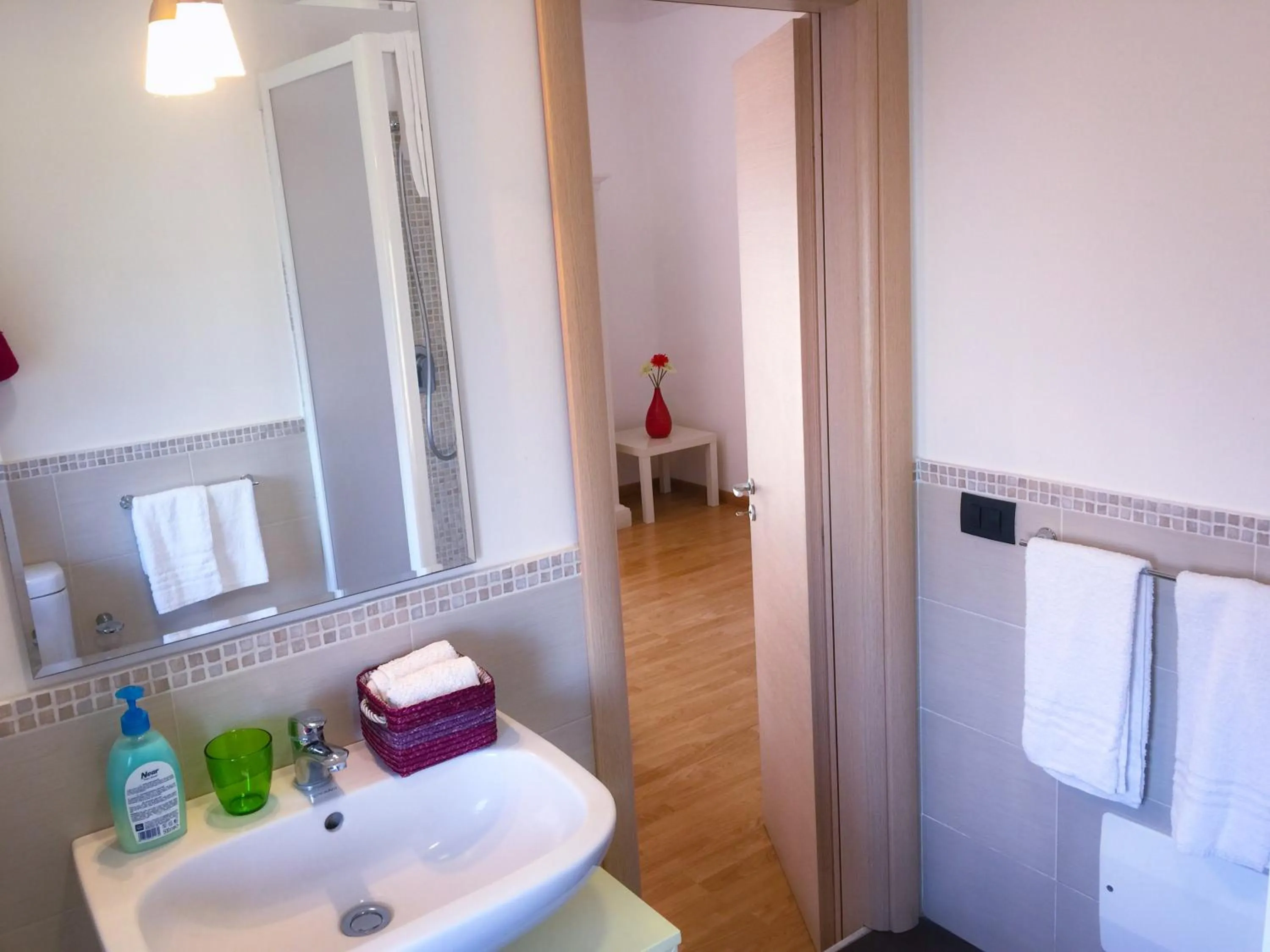 Bathroom in Policlinico Apartments