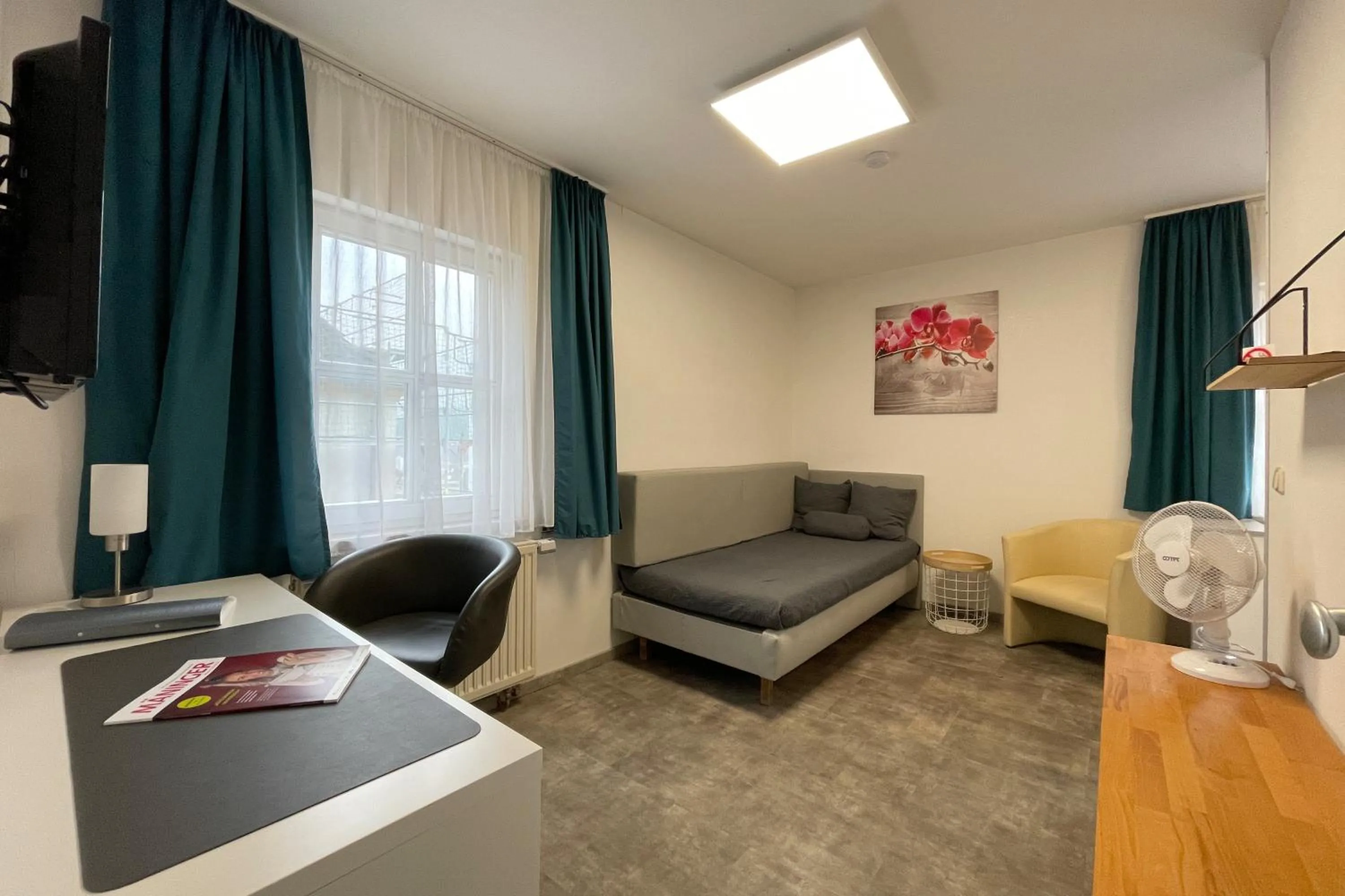 Seating area in Hotel Wolke