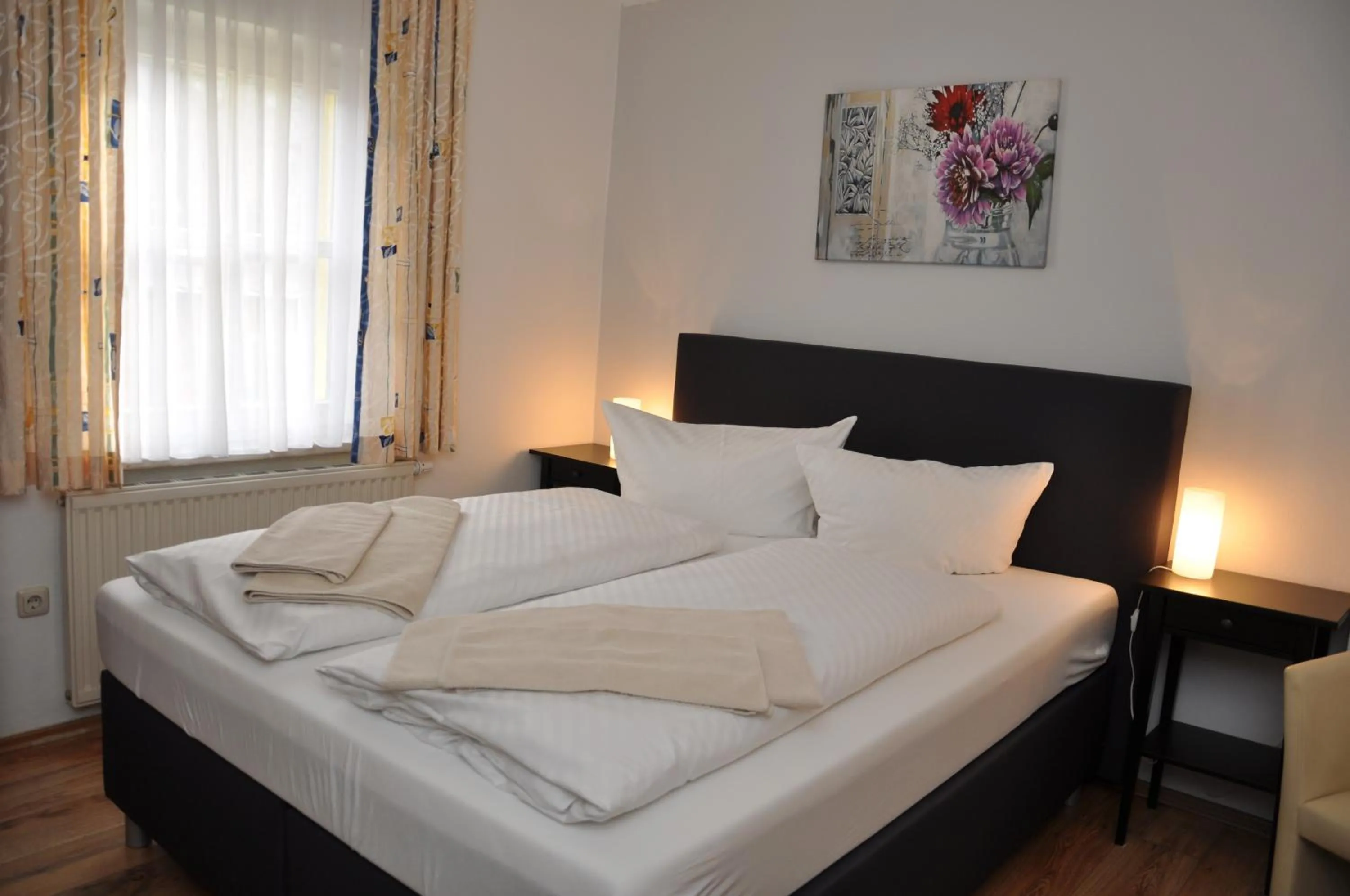 Bed in Hotel Wolke