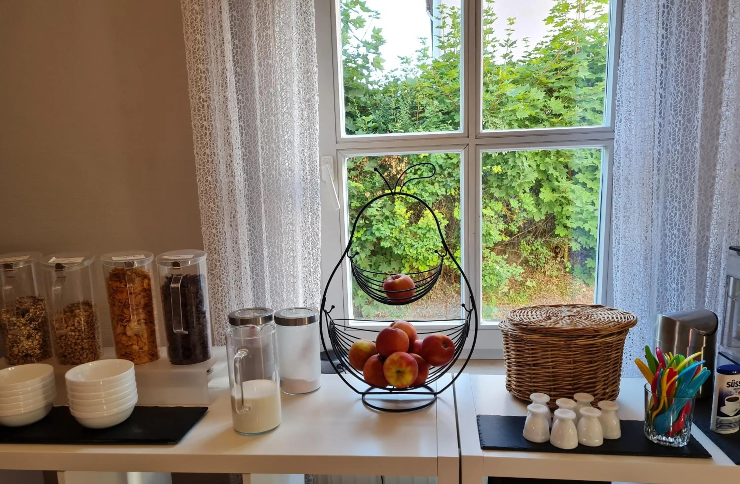 Buffet breakfast in Hotel Wolke