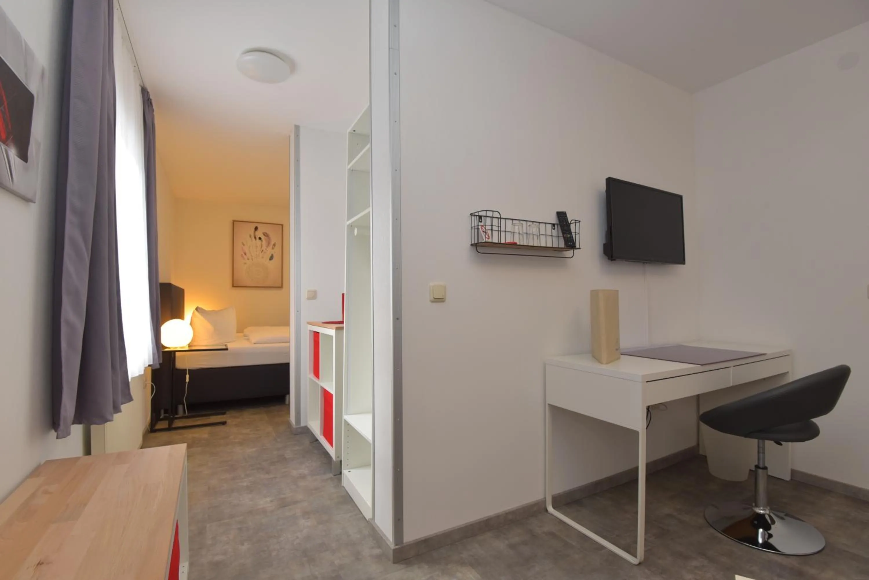 Photo of the whole room, Bed in Hotel Wolke