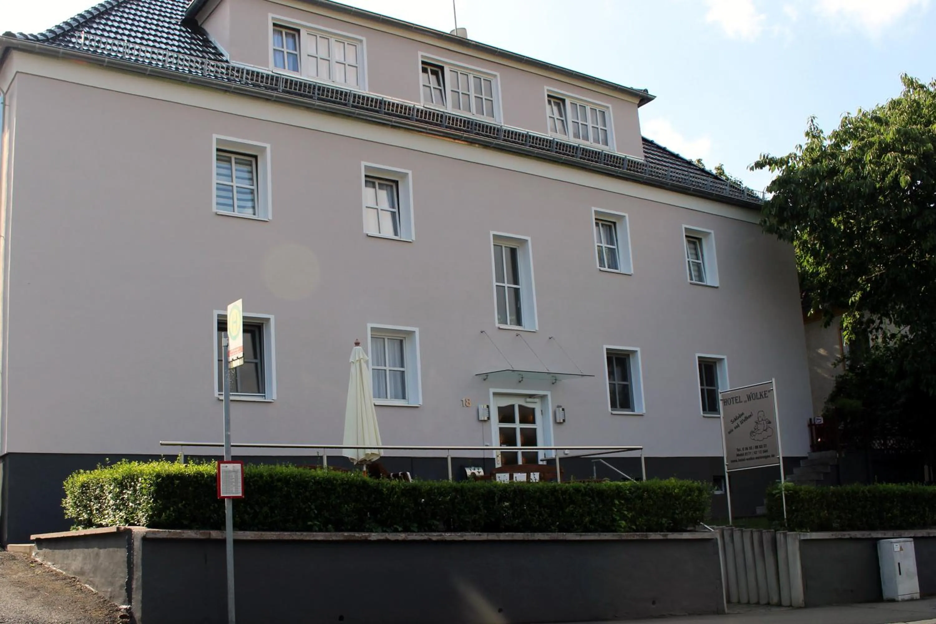 Facade/entrance in Hotel Wolke