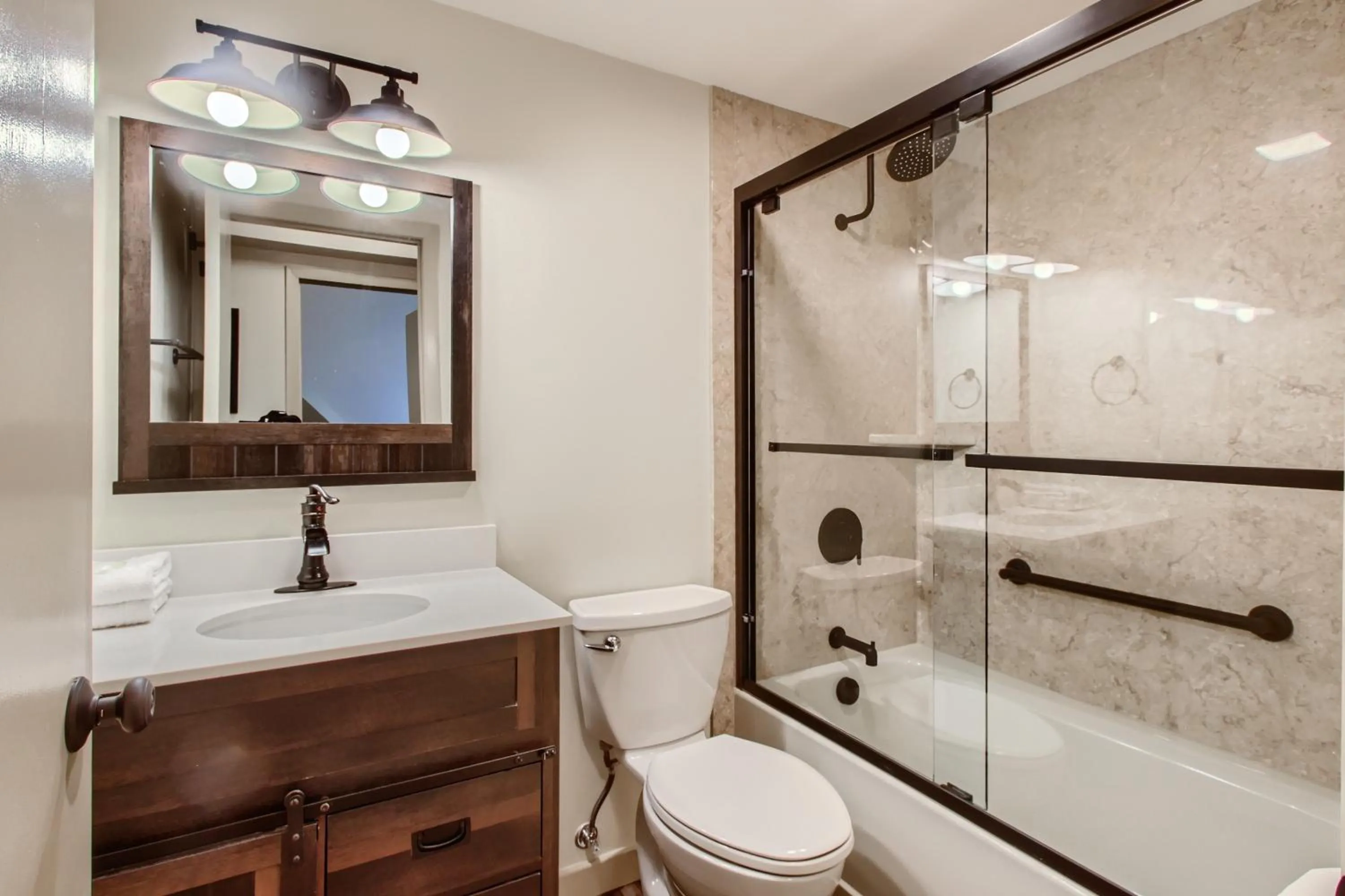 Shower in Mountain Green, Condos at Killington