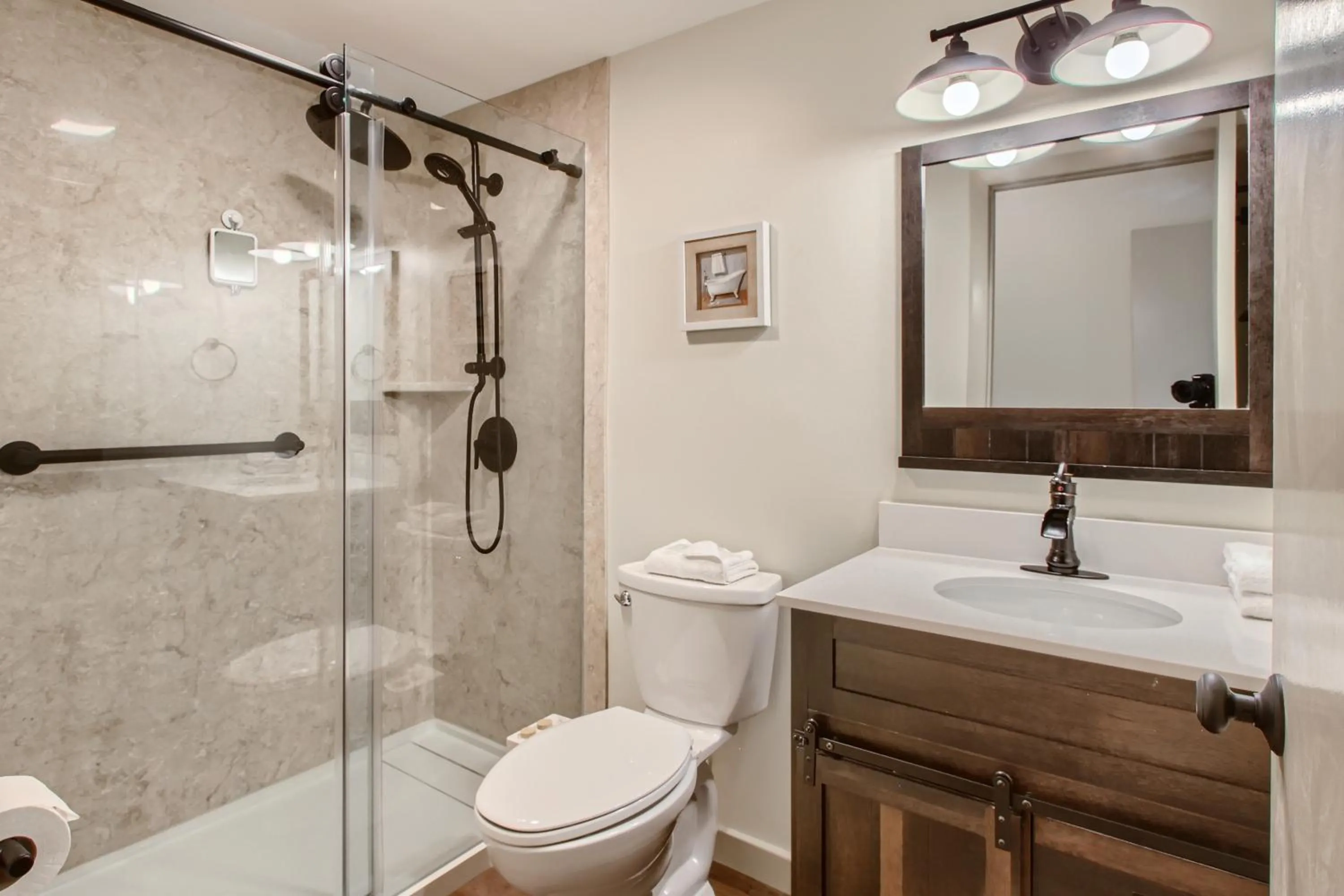 Shower in Mountain Green, Condos at Killington