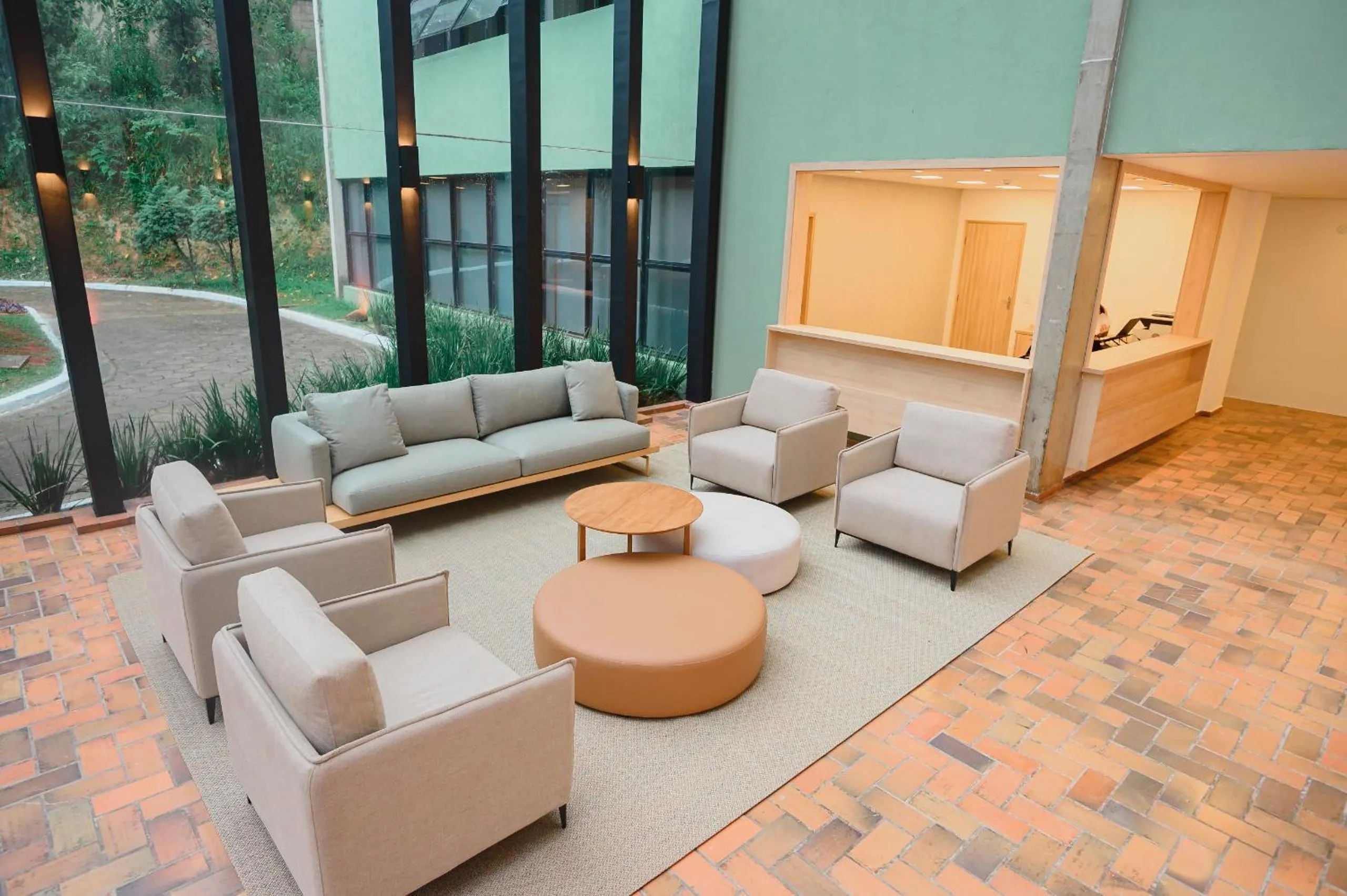 Lobby or reception in Hotel Thermas da Mata - Cotia próximo ao Animália Park