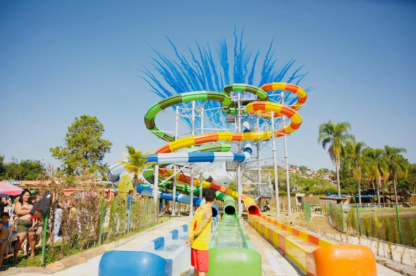Aqua park in Hotel Thermas da Mata - Cotia próximo ao Animália Park