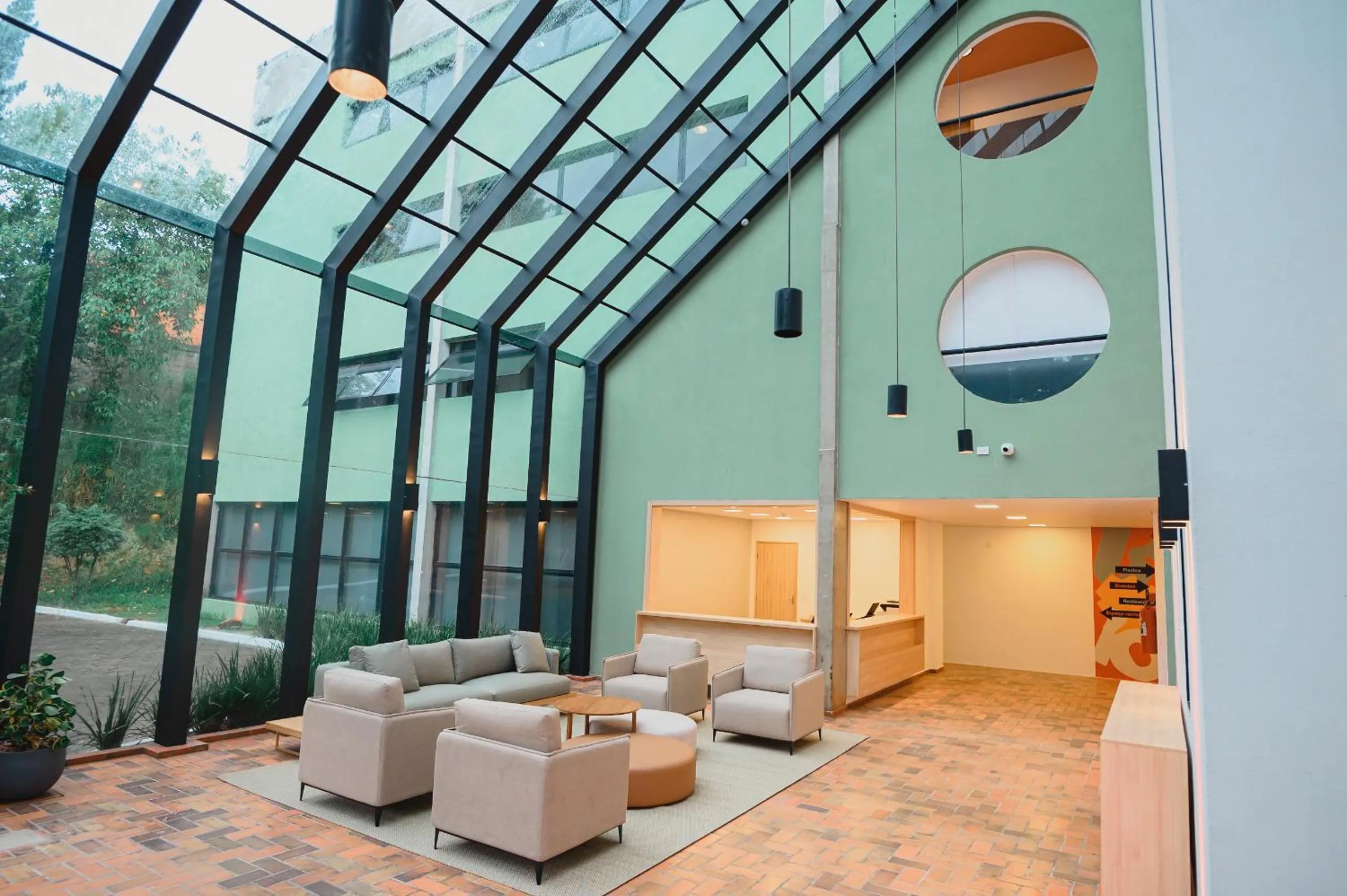 Lobby or reception in Hotel Thermas da Mata - Cotia próximo ao Animália Park