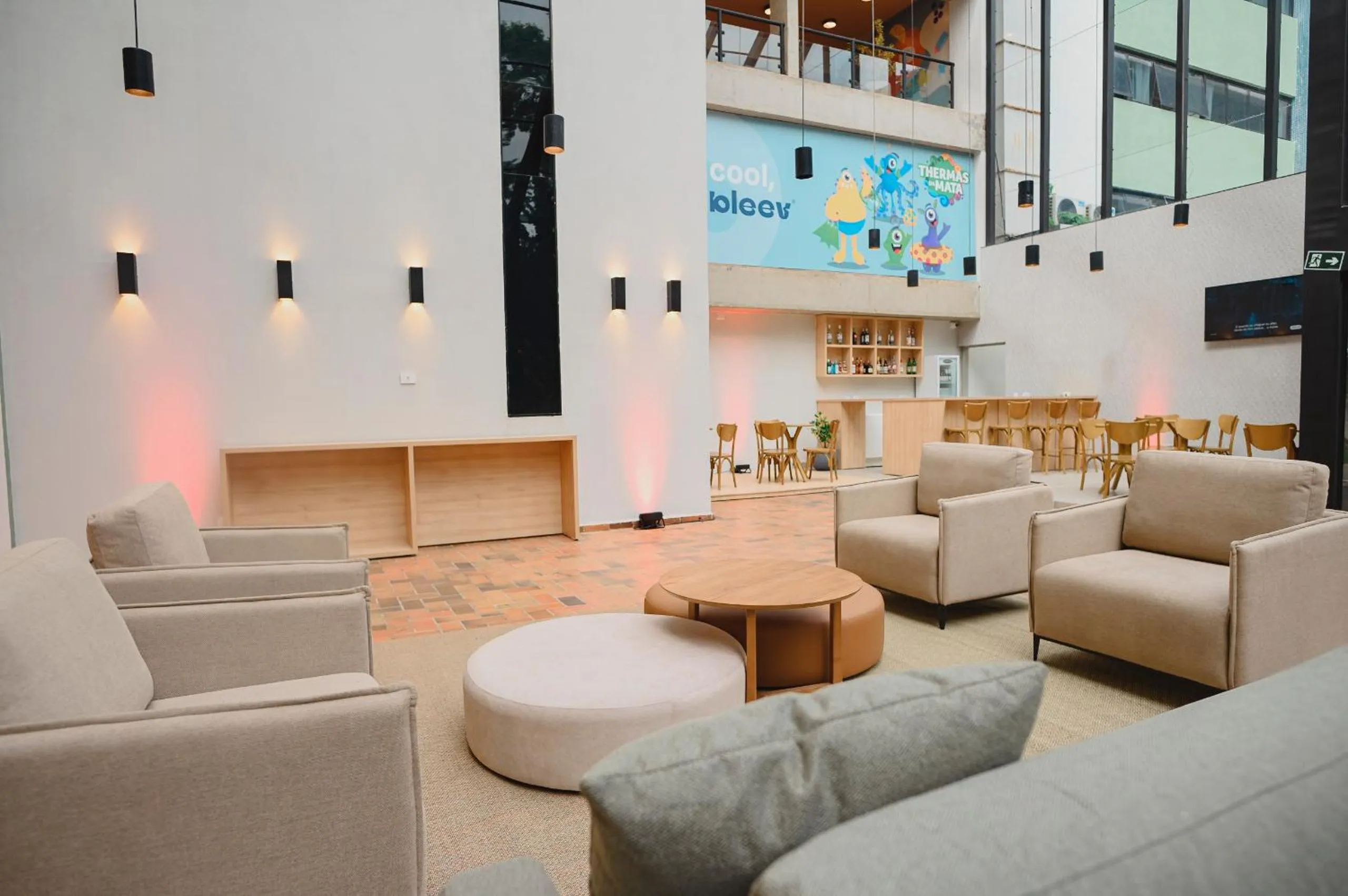 Lobby or reception in Hotel Thermas da Mata - Cotia próximo ao Animália Park