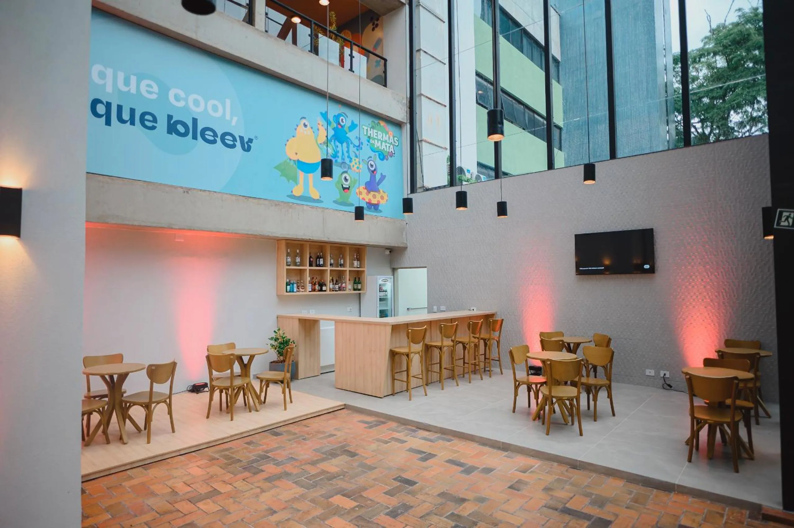 Lounge or bar in Hotel Thermas da Mata - Cotia próximo ao Animália Park