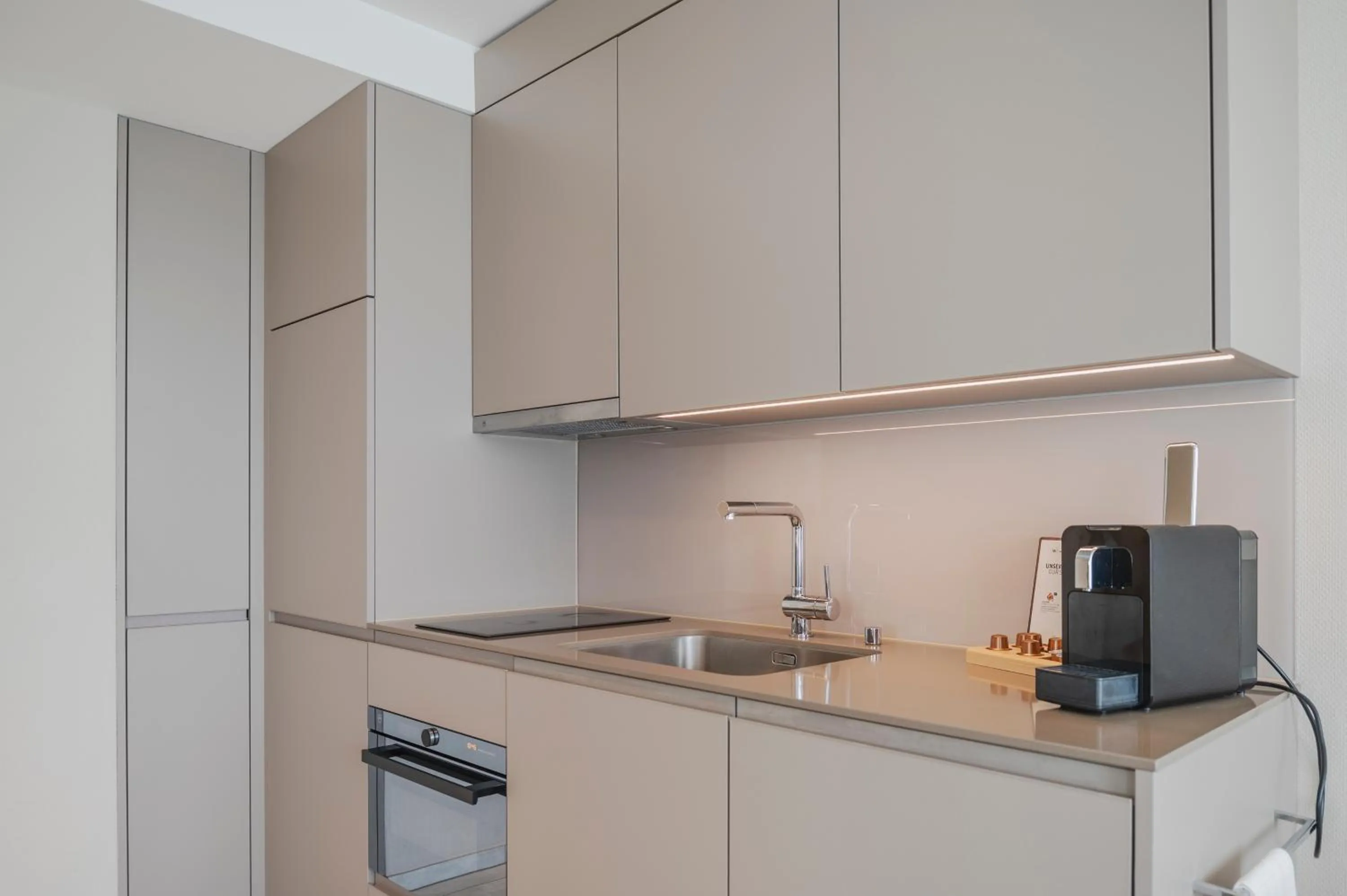 Kitchen or kitchenette in Amanthos Living Zürich Airport