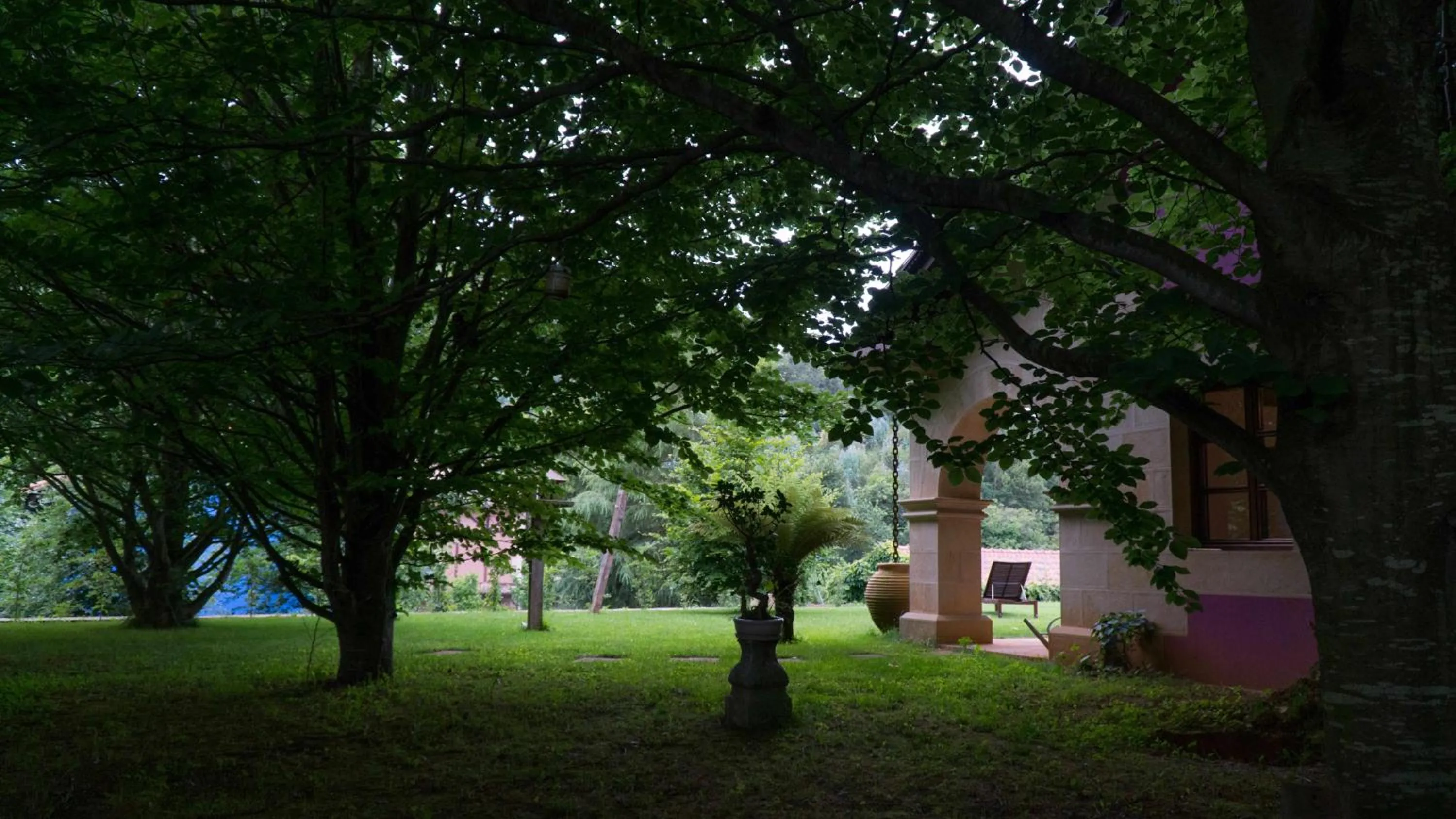 Garden in Apartamentos Arcadia