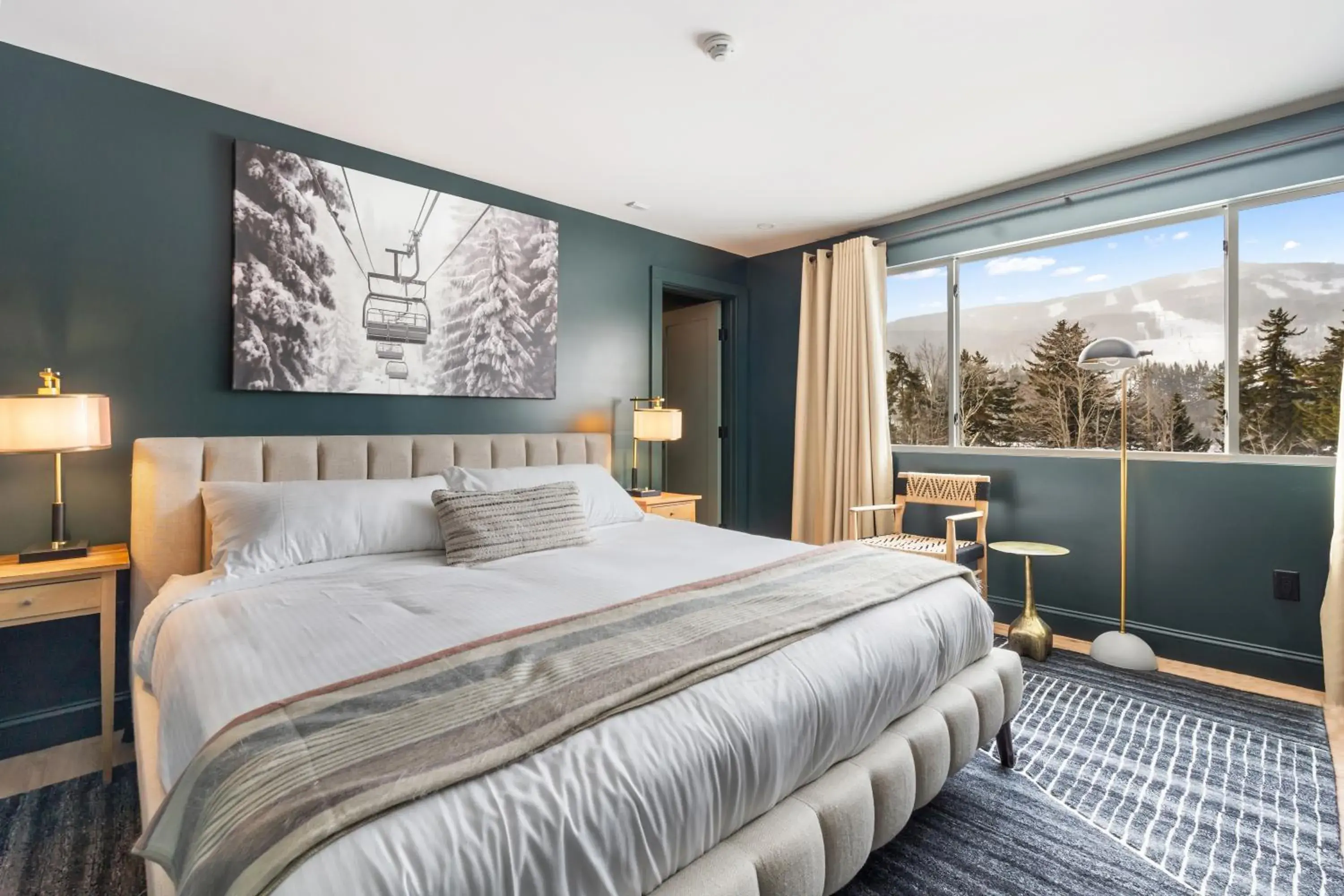 King Room with Mountain View in Inn At Mount Snow King Room with Mountain View in Inn At Mount Snow