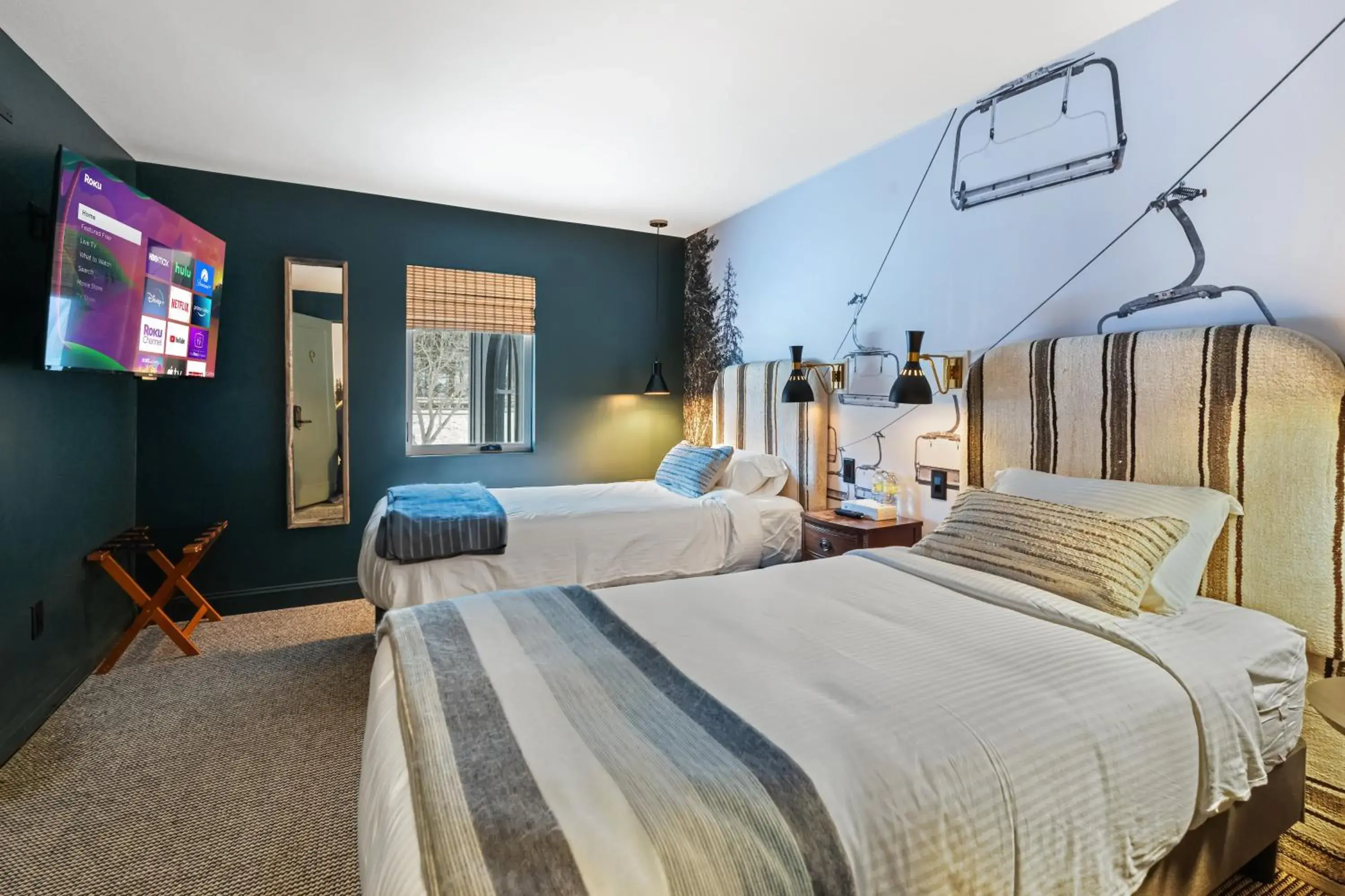 Superior Twin Room with Garden View in Inn At Mount Snow Superior Twin Room with Garden View in Inn At Mount Snow