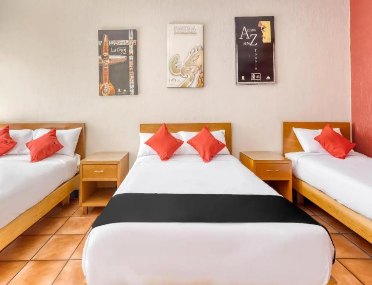 Bed in Hotel Arana Tonalá