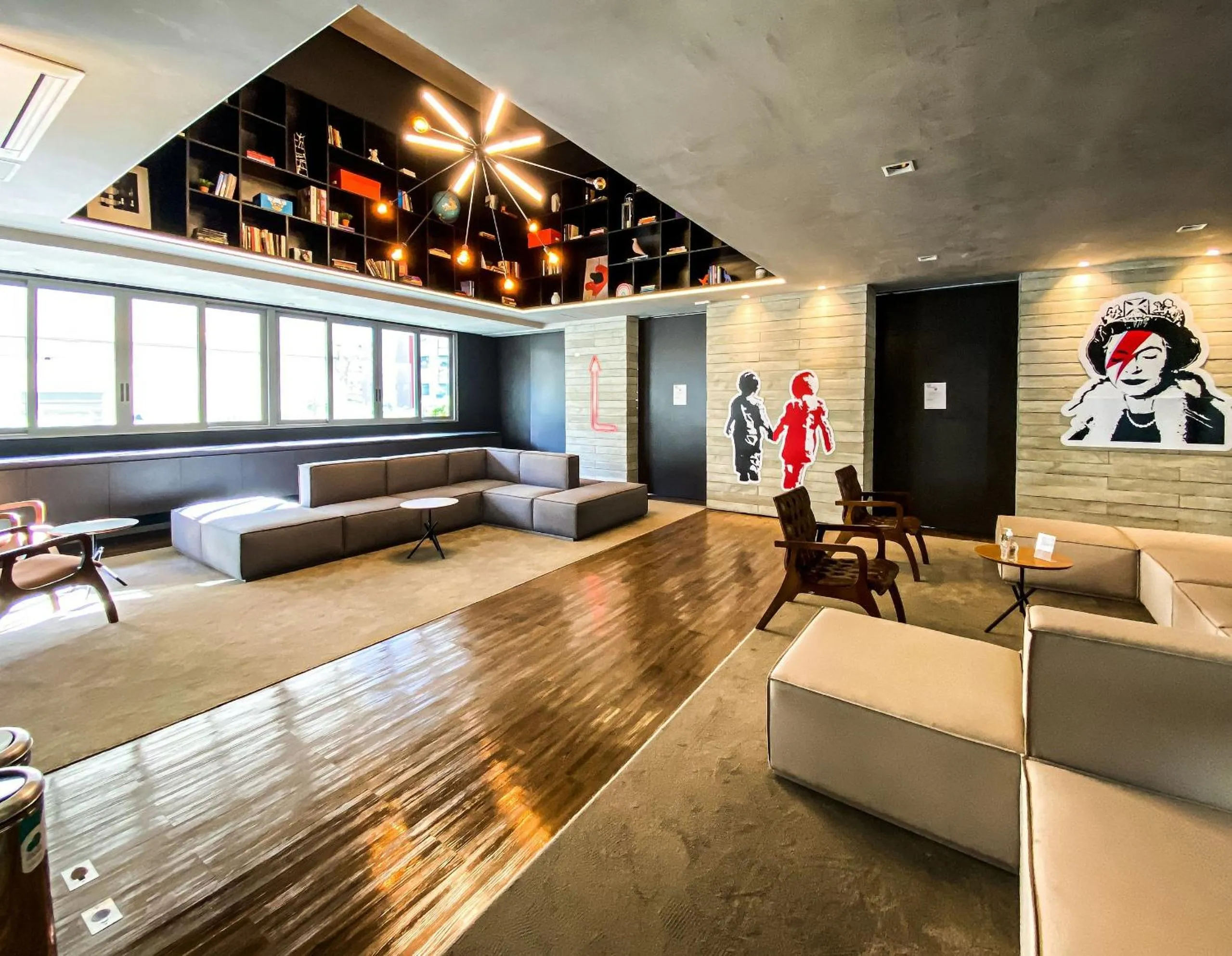 Communal lounge/ TV room in Elite Oscar Freire - Px Paulista/Hosp das Clinicas