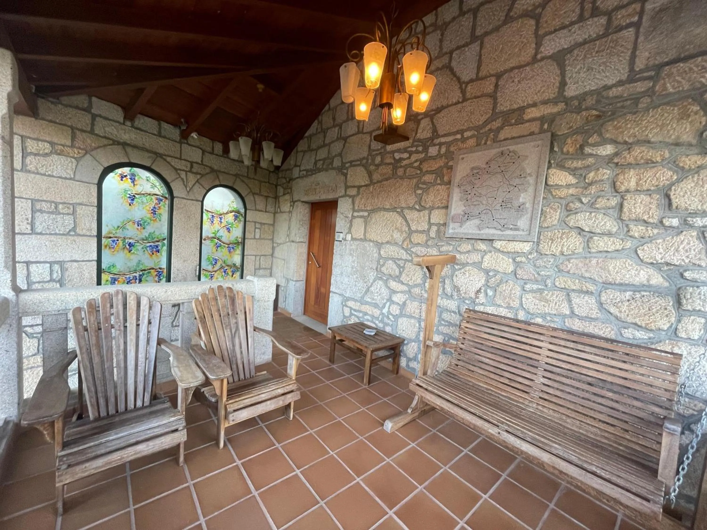 Balcony/Terrace in Apartamentos Río Sil