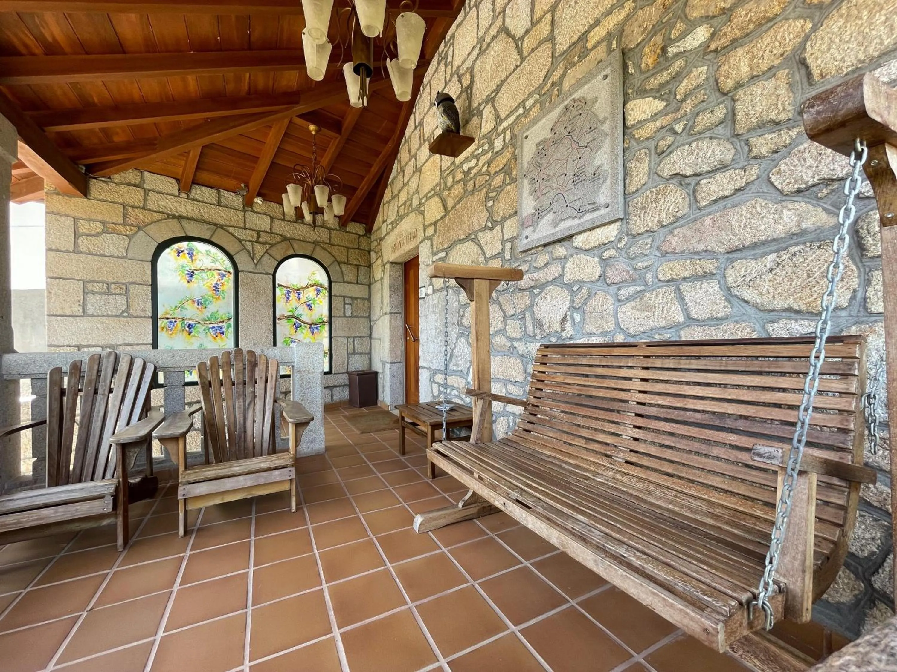 Balcony/Terrace in Apartamentos Río Sil