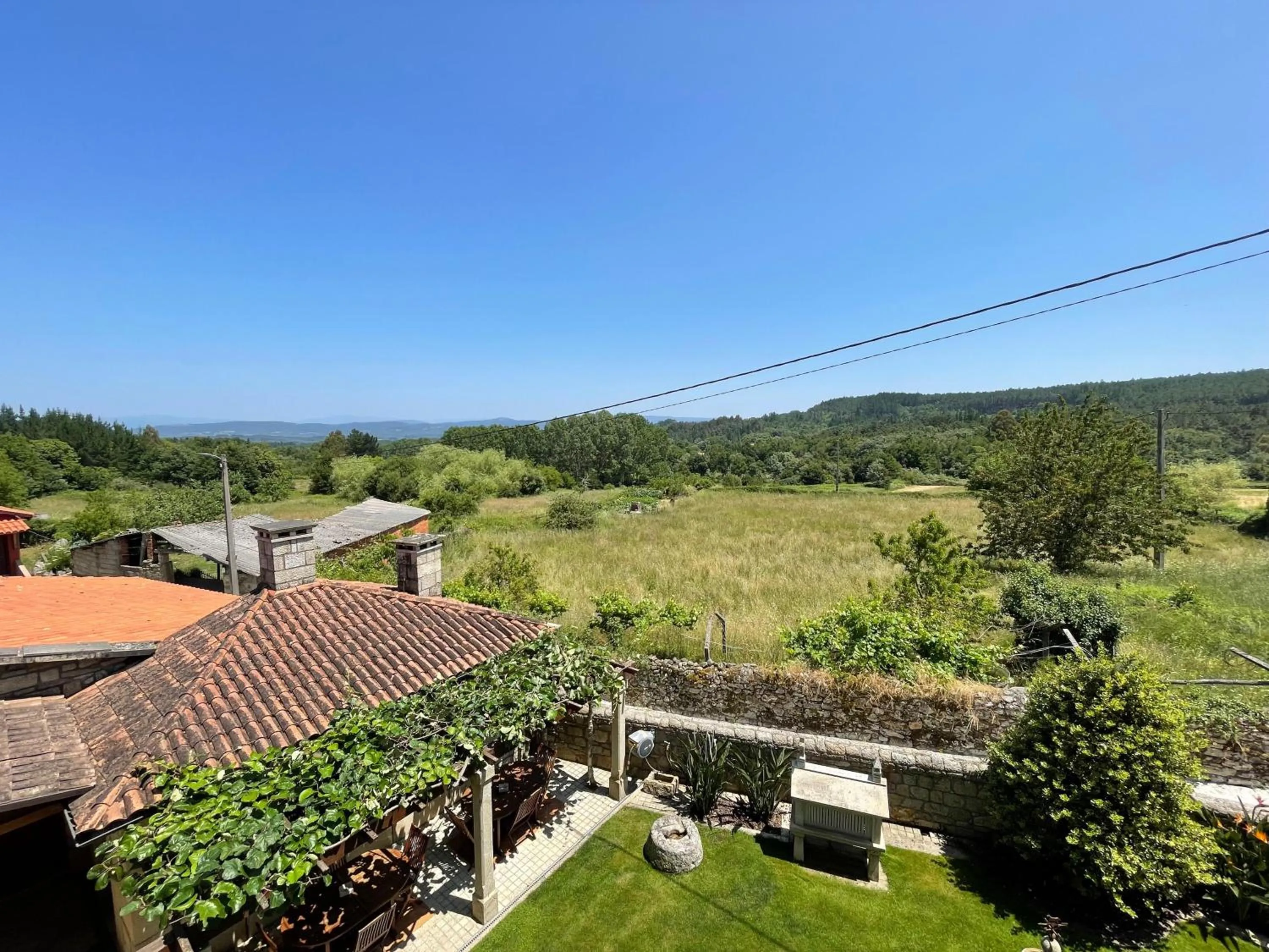 Garden view in Apartamentos Río Sil