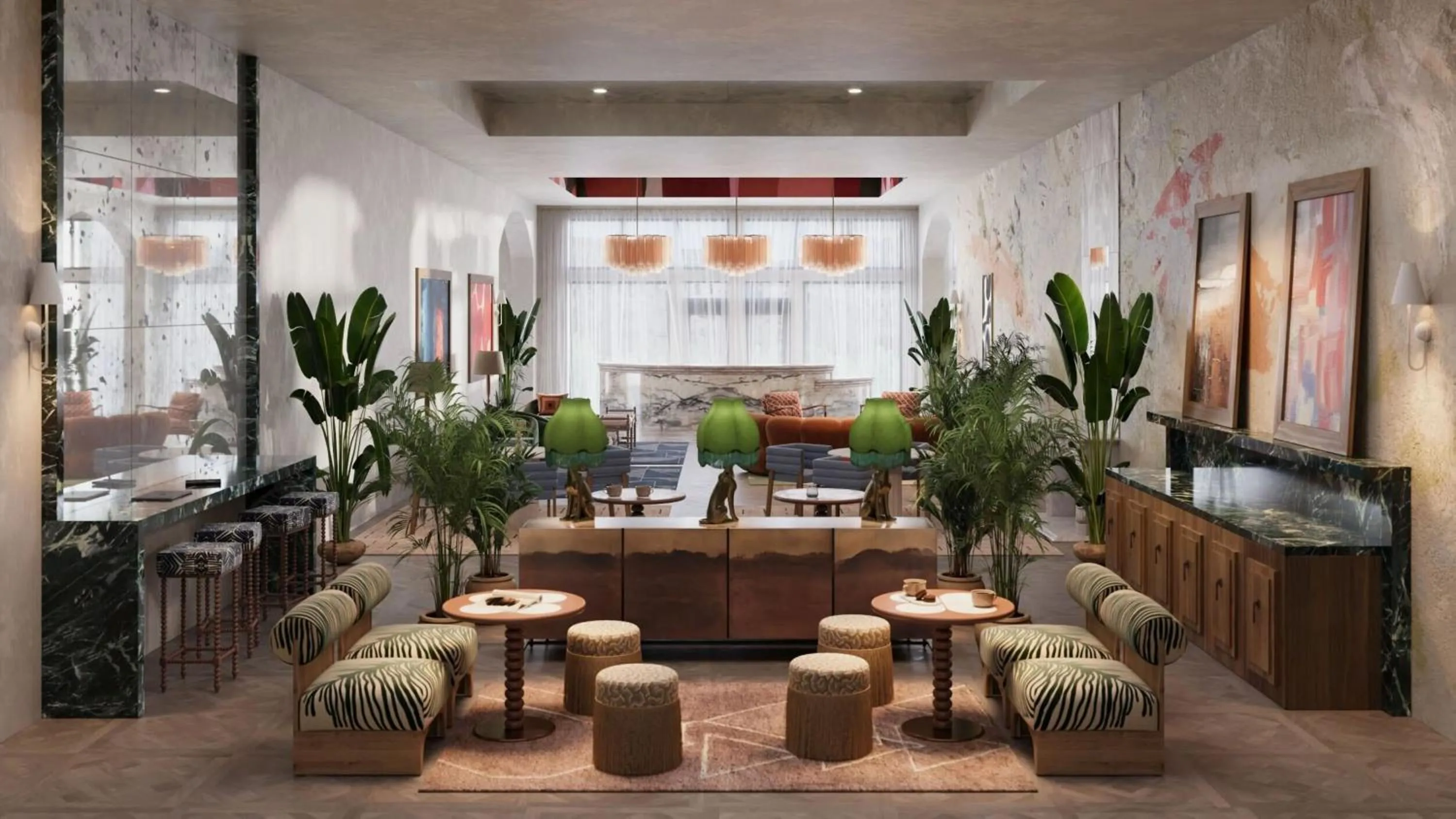 Lobby or reception in Granger Hotel San Diego, a Member of Design Hotels, part of Marriott Bonvoy