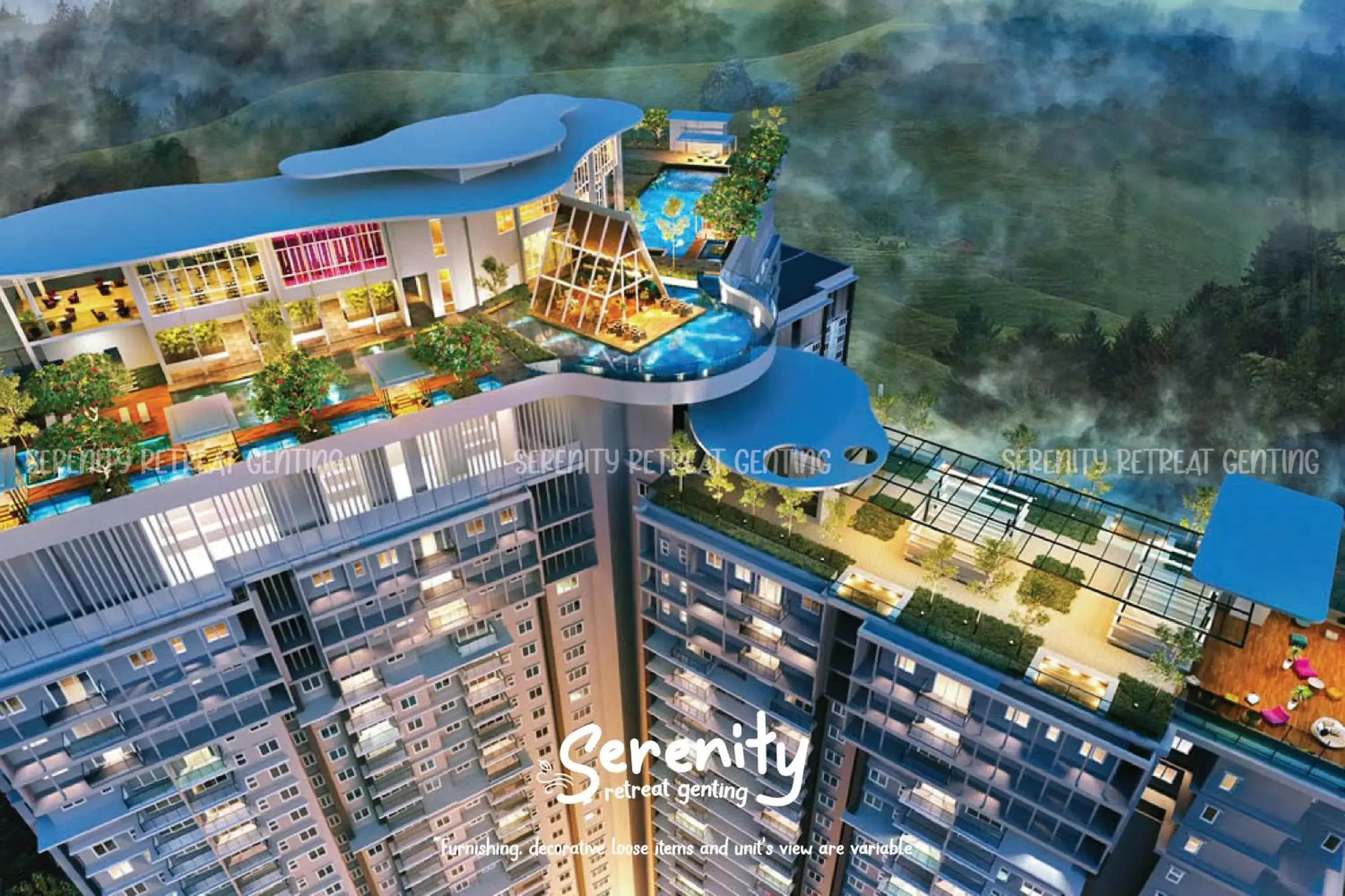 Property building in Windmill Upon Hills Serenity Retreat Genting Property building in Windmill Upon Hills Serenity Retreat Genting