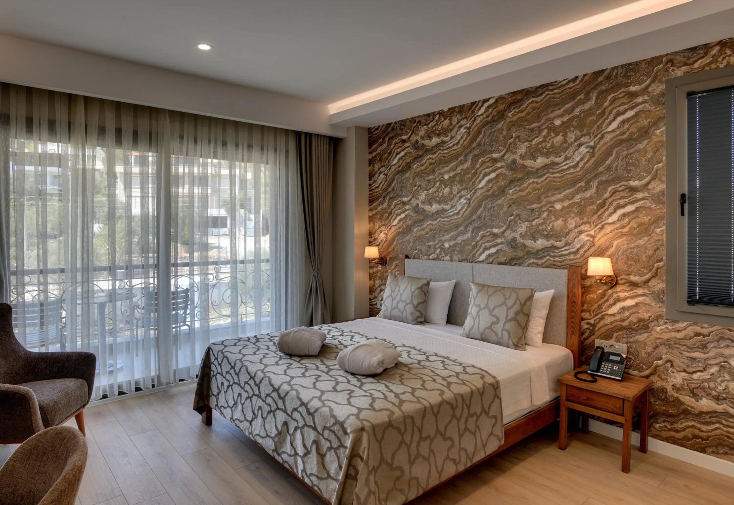 Bed in Dedeman Güre Nurhayat Thermal Resort&SPA