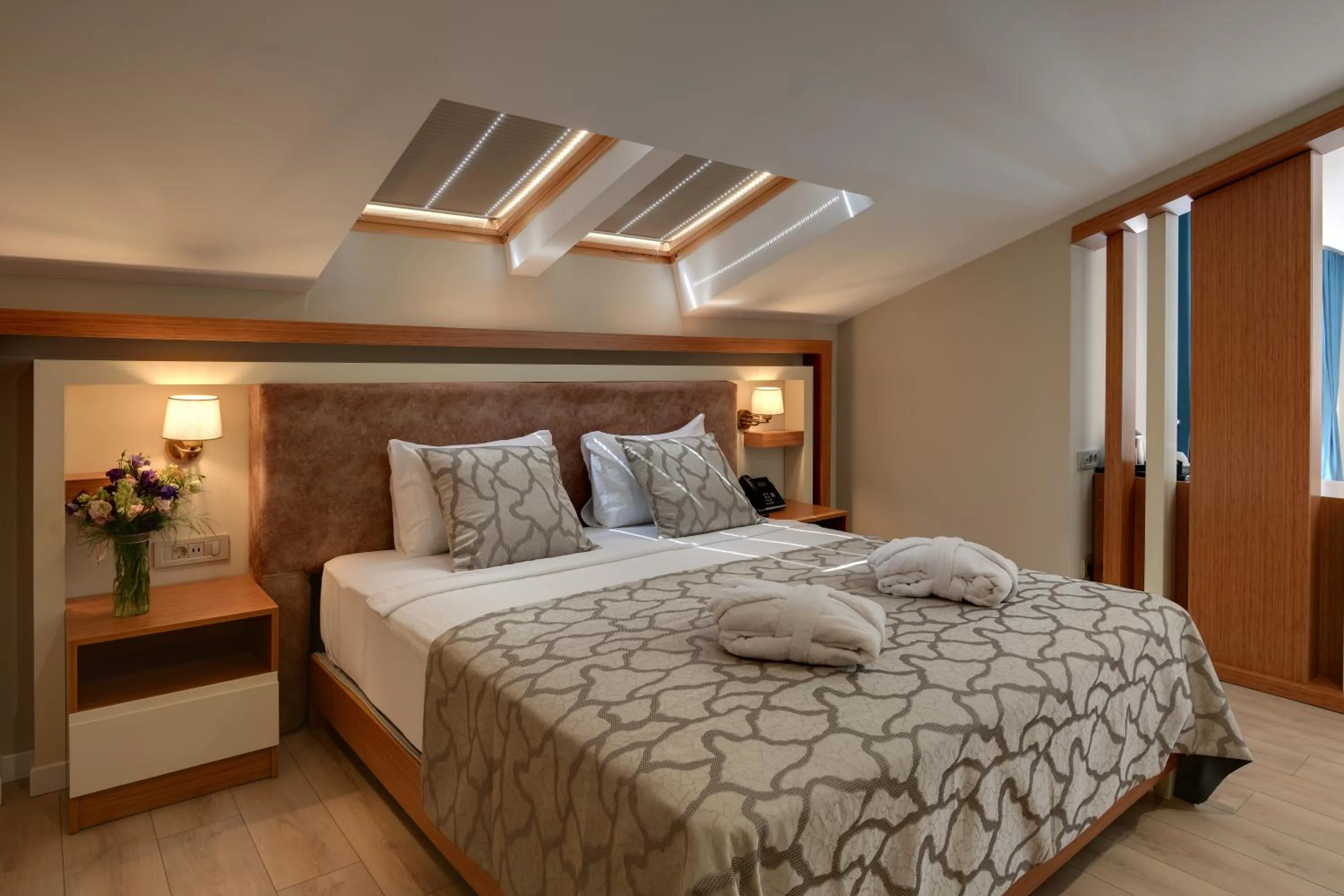 Bed in Dedeman Güre Nurhayat Thermal Resort&SPA