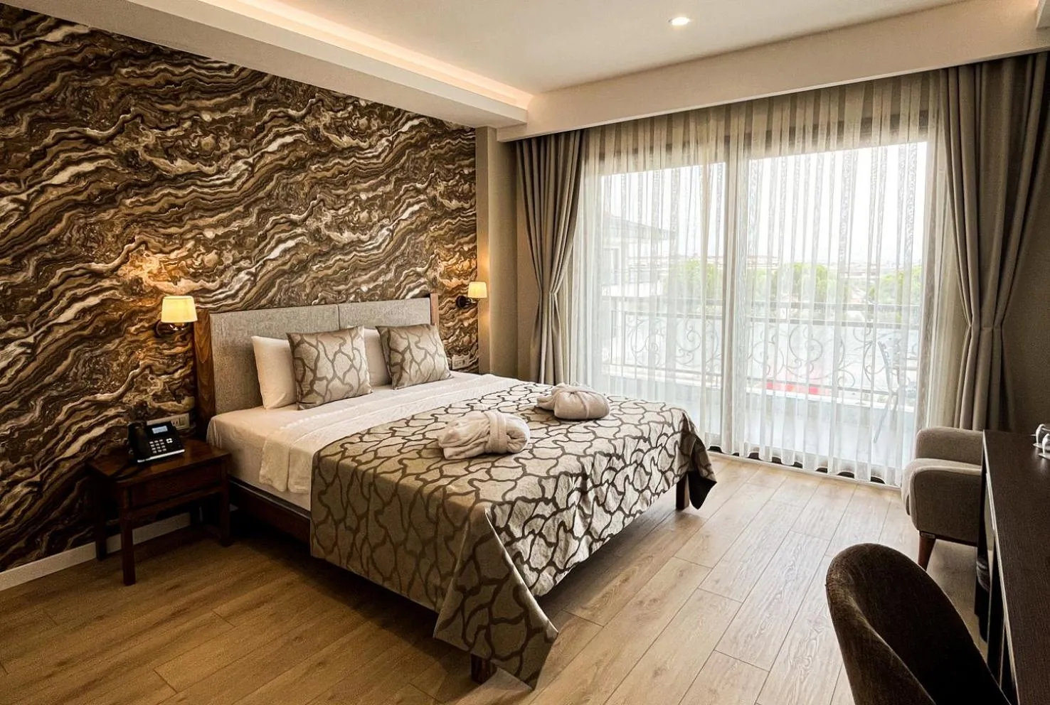 Bed in Dedeman Güre Nurhayat Thermal Resort&SPA