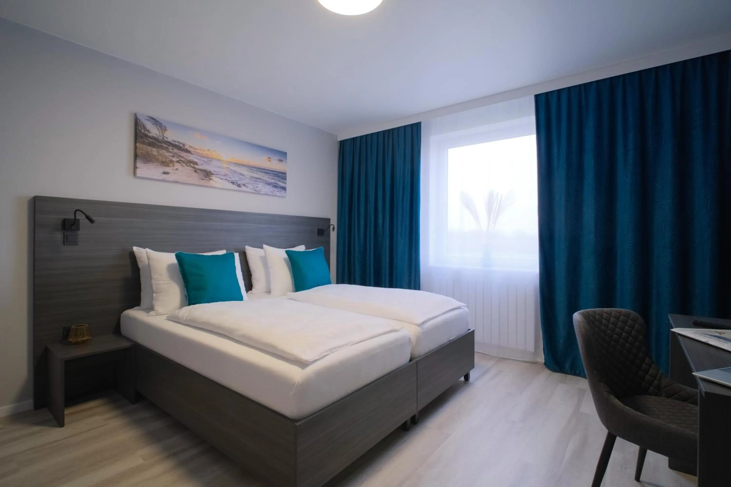 Bed in Hotel Kiel by MELIO