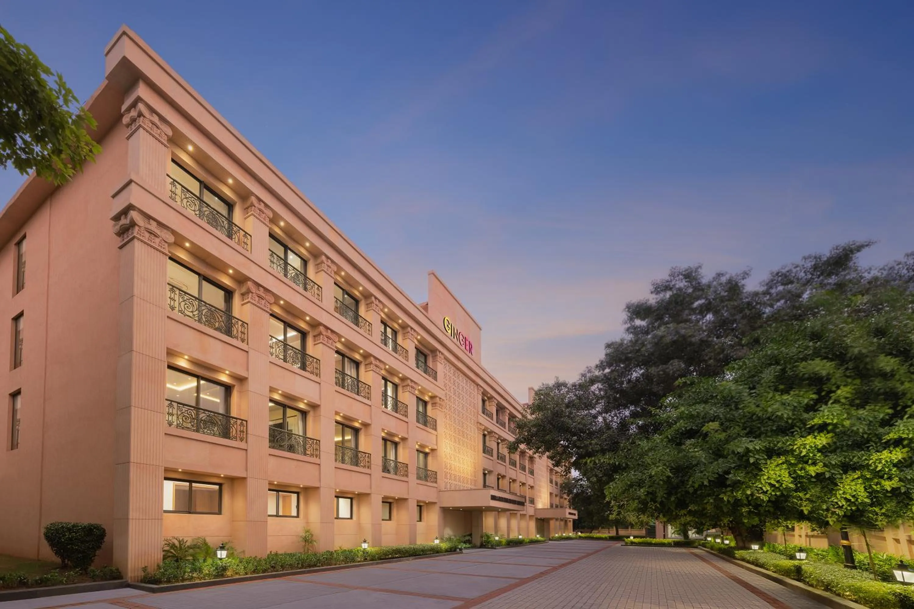 Property building in Ginger Delhi, Chanakyapuri