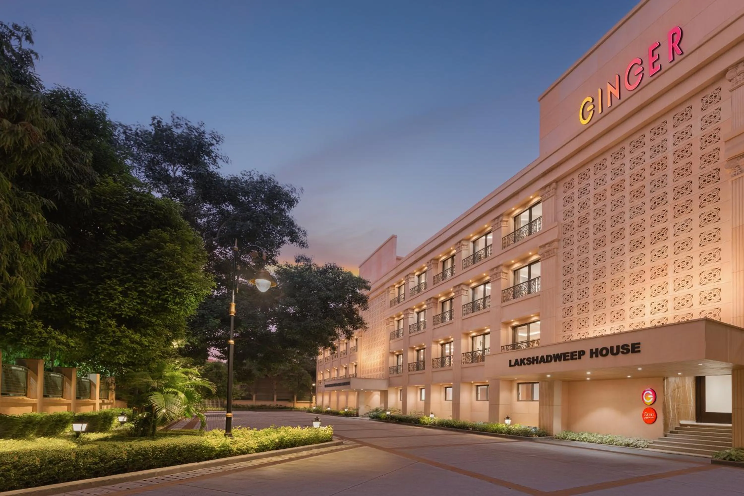 Property building in Ginger Delhi, Chanakyapuri