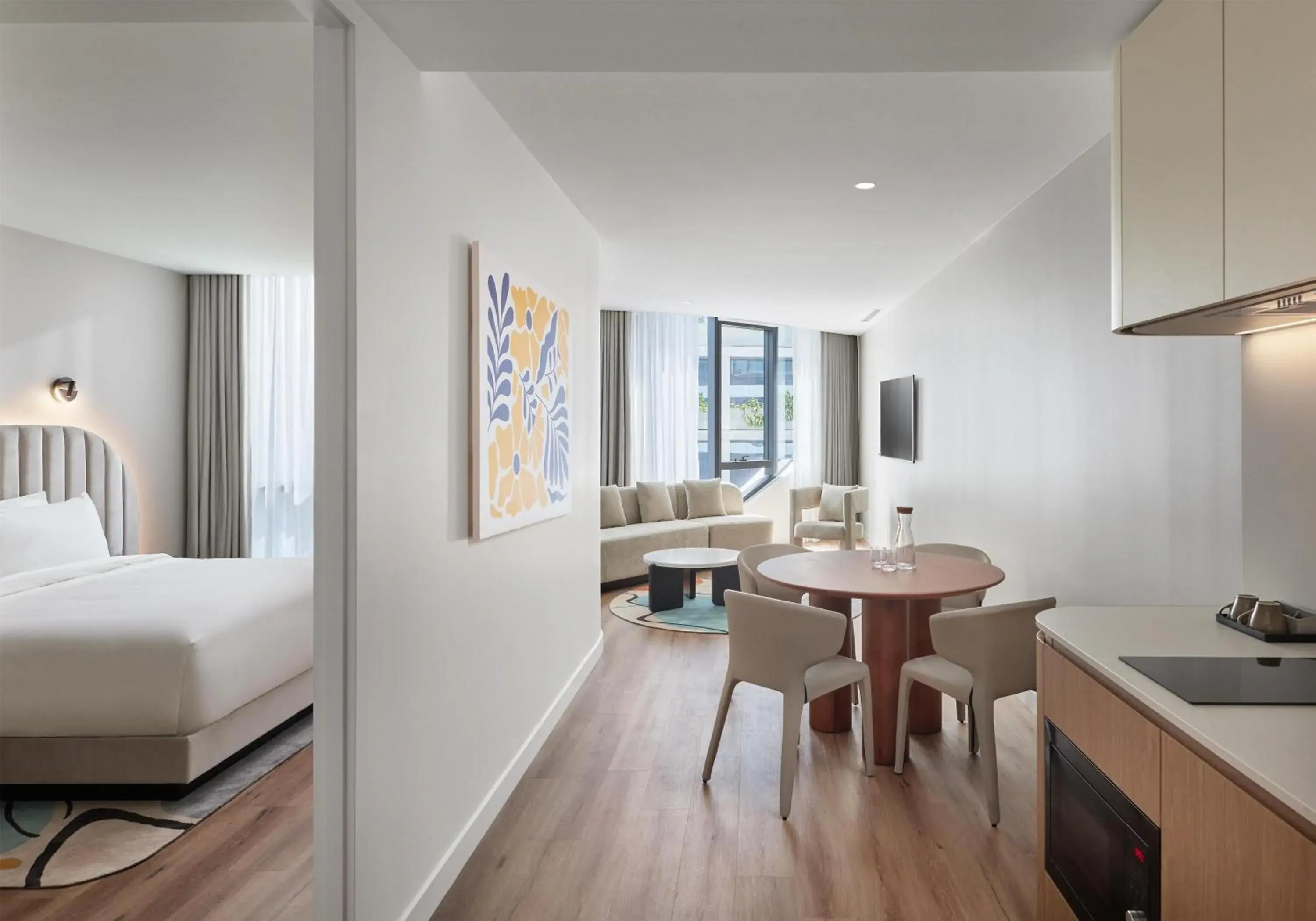 Bedroom, Bed in Hyatt House South Melbourne Bedroom, Bed in Hyatt House South Melbourne