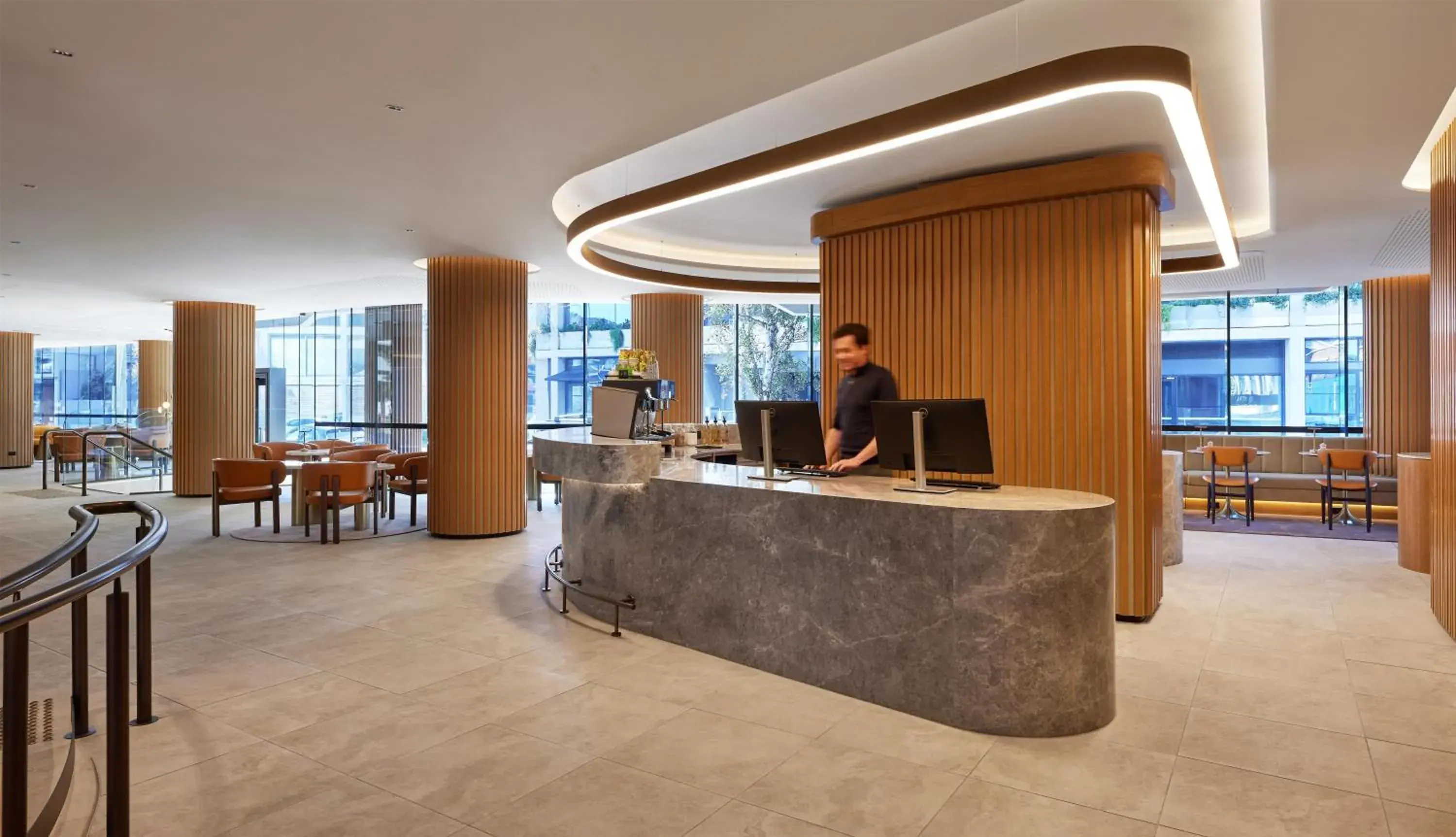 Lobby or reception in Hyatt House South Melbourne Lobby or reception in Hyatt House South Melbourne