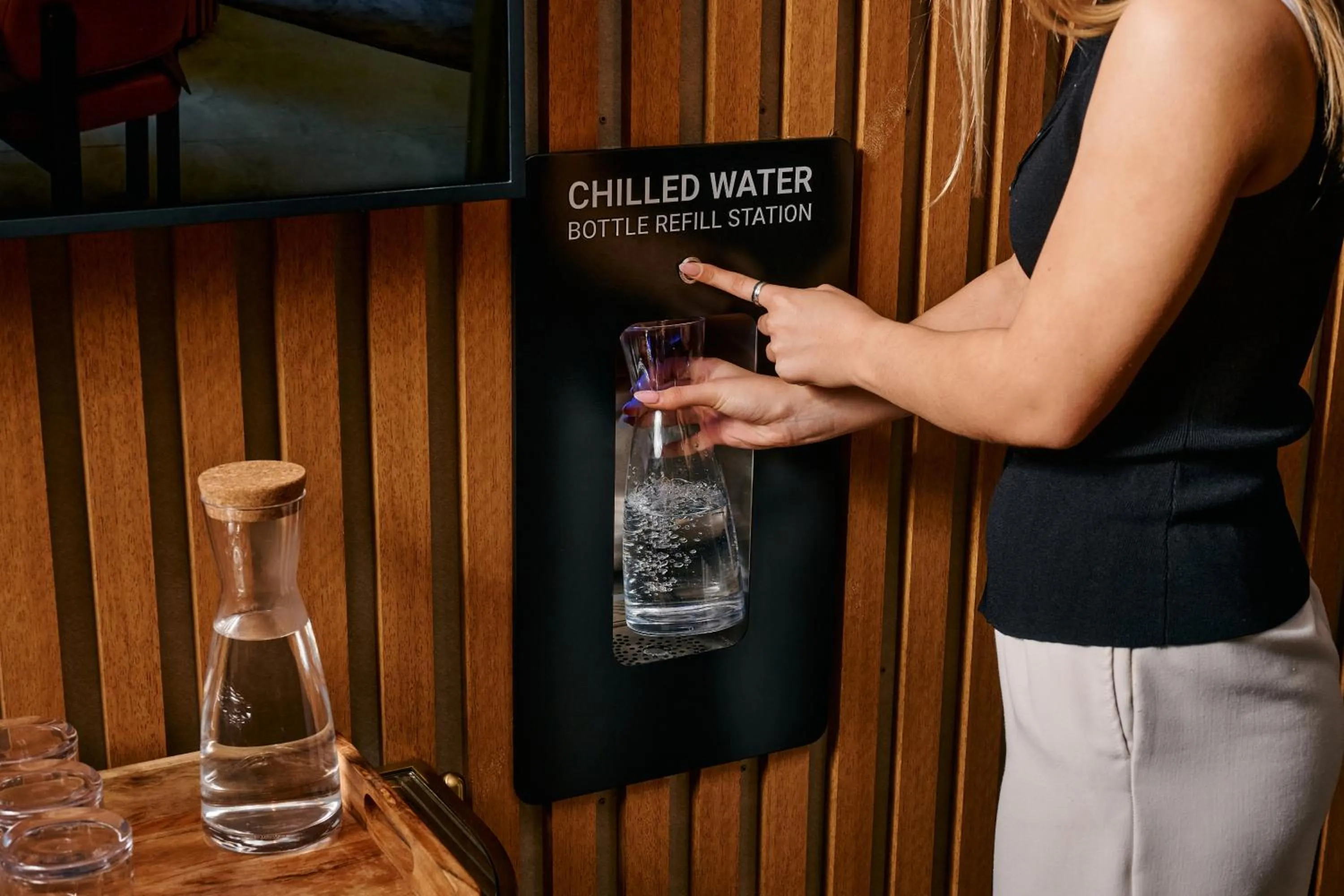 Drinks in Hyatt House South Melbourne