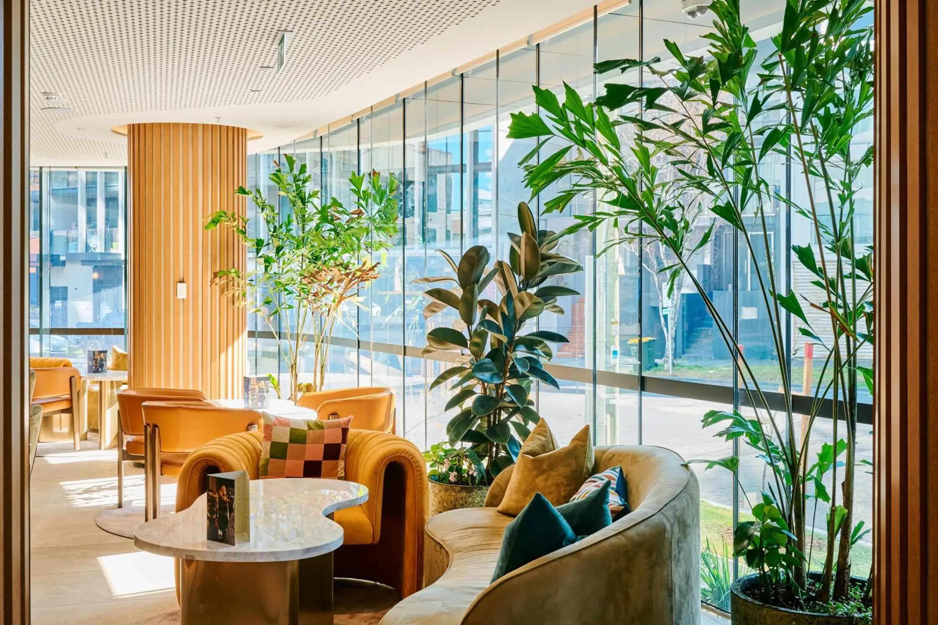 Lobby or reception in Hyatt House South Melbourne Lobby or reception in Hyatt House South Melbourne