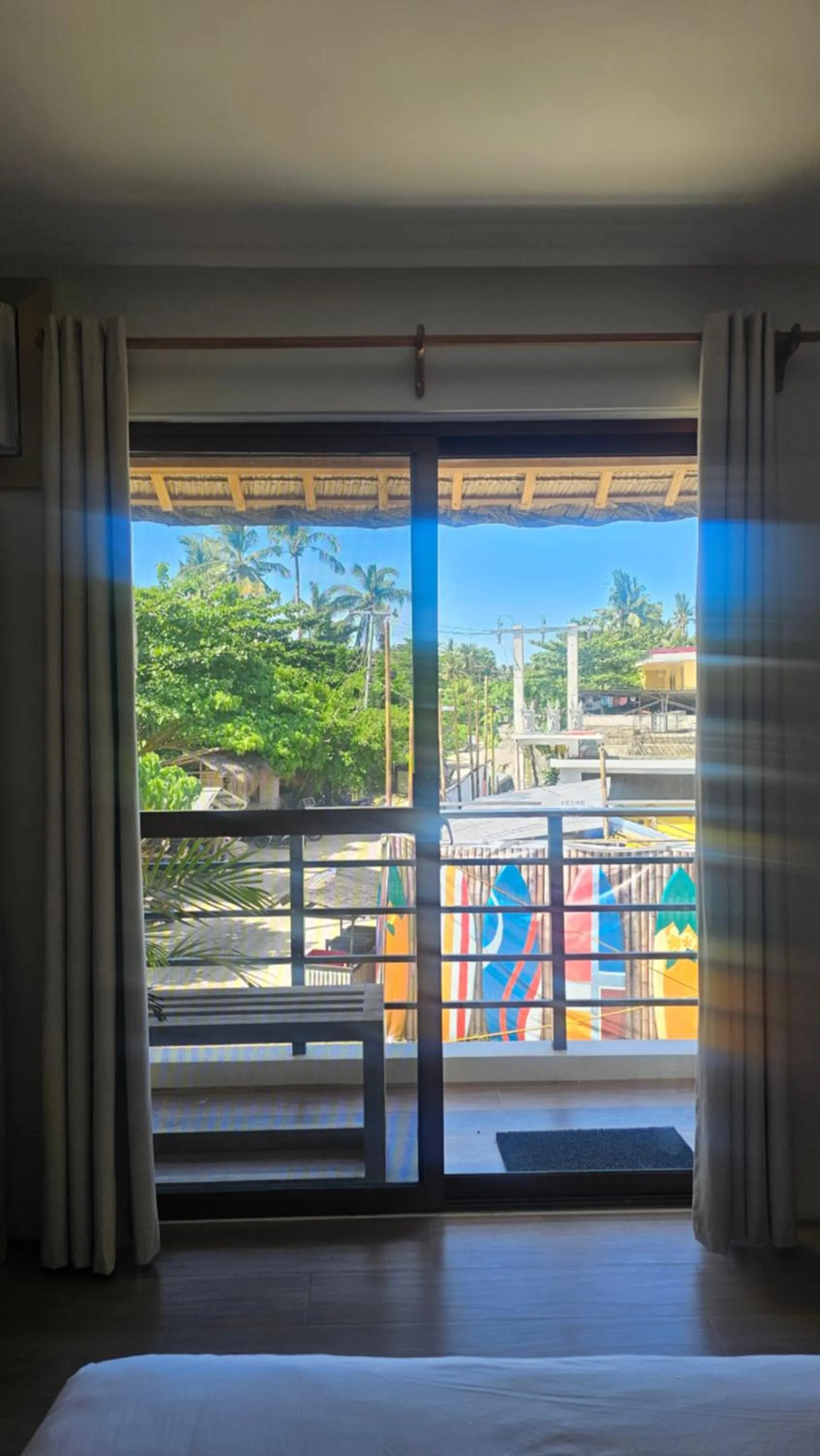 Balcony/Terrace, Bed in Reside Siargao