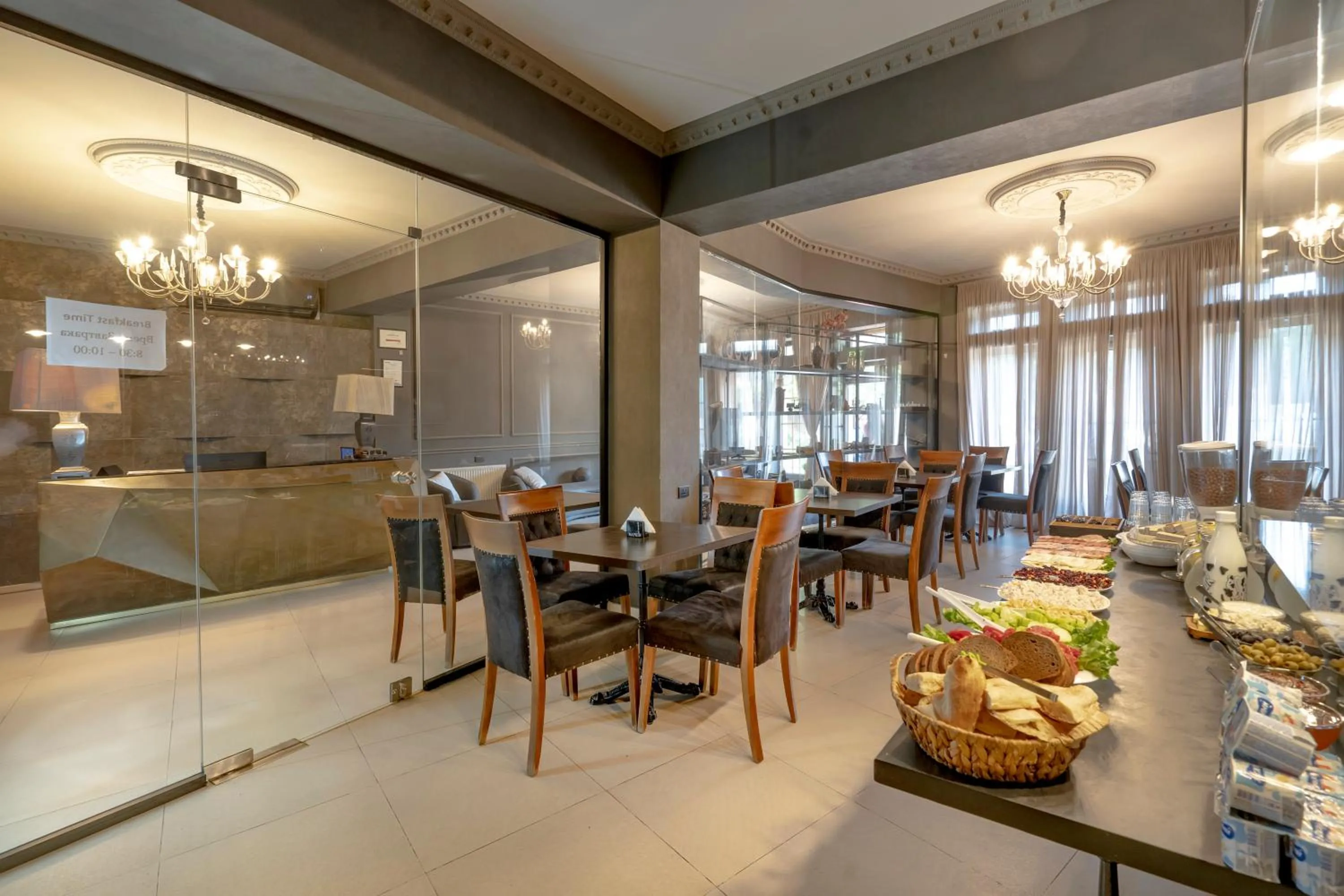Buffet breakfast in Hotel Piazza Tbilisi