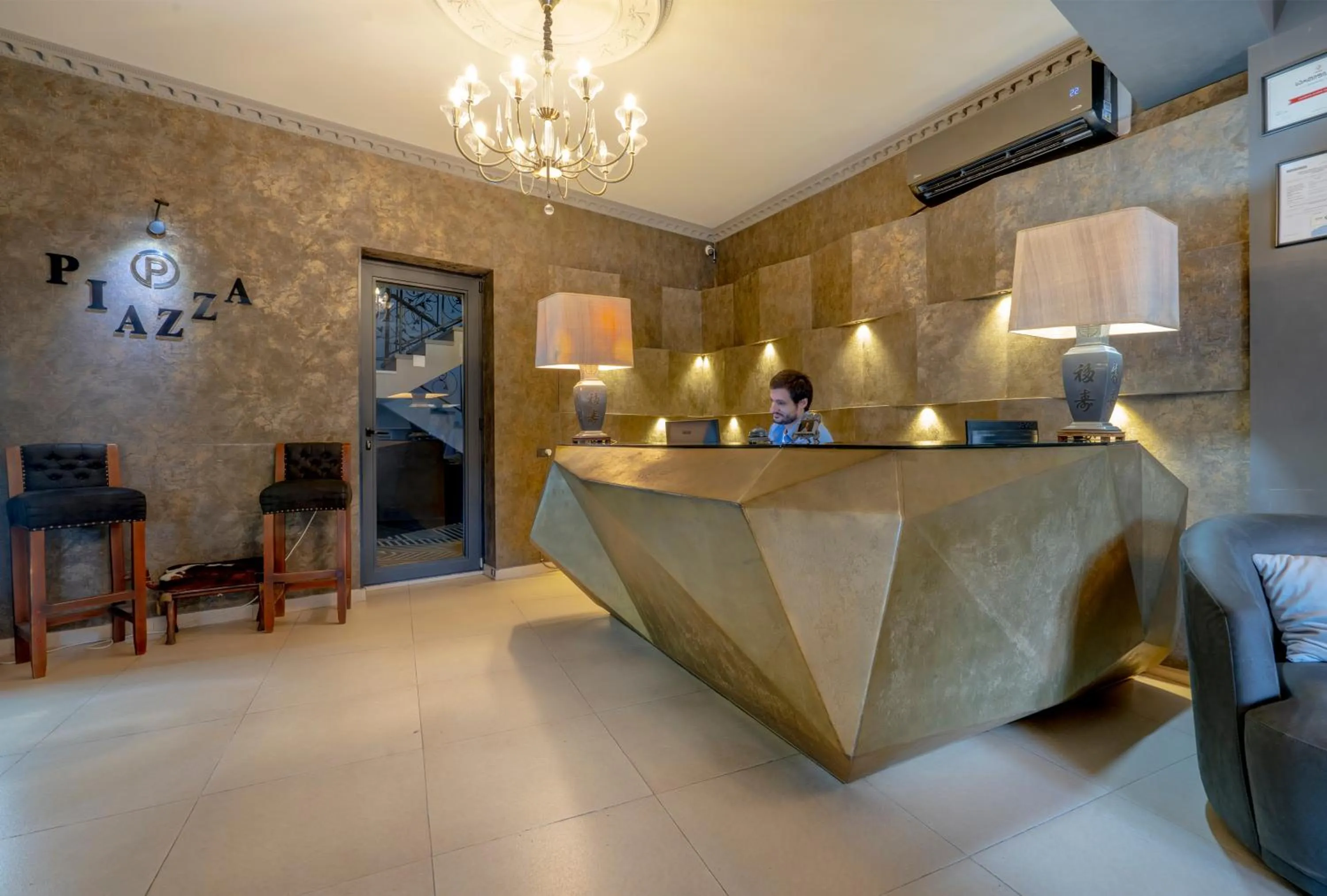 Living room in Hotel Piazza Tbilisi