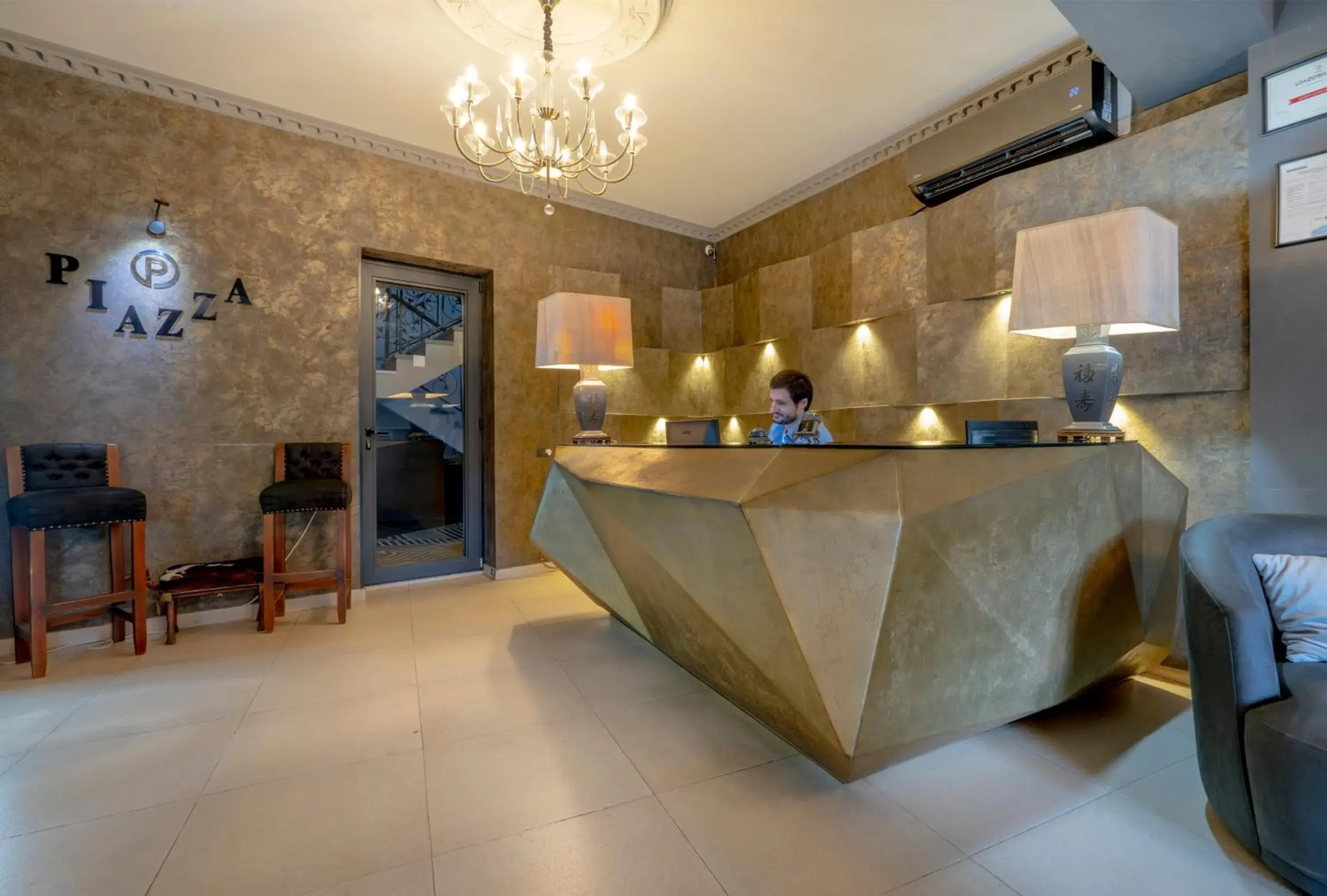 Living room in Hotel Piazza Tbilisi Living room in Hotel Piazza Tbilisi