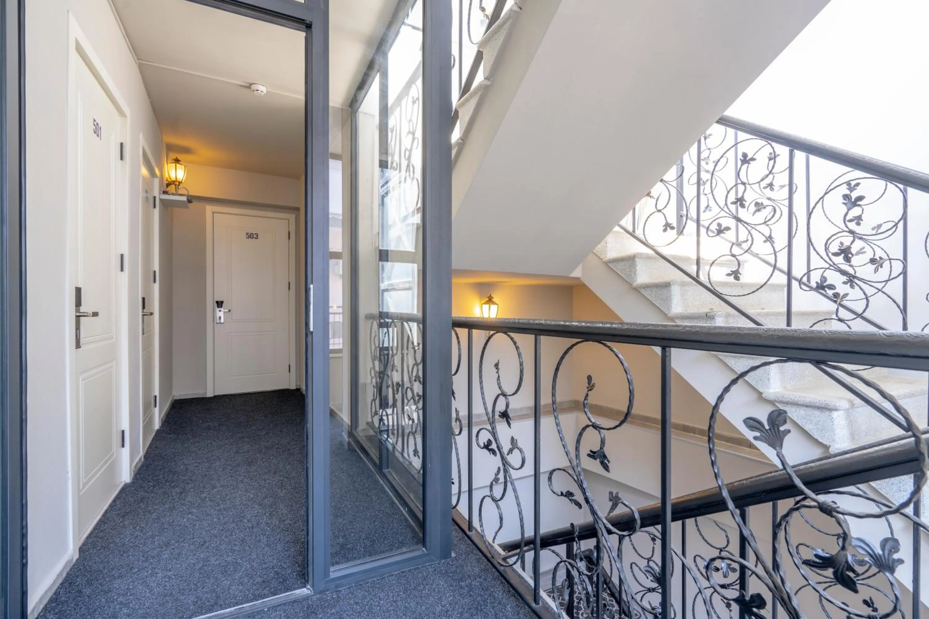 Floor plan in Hotel Piazza Tbilisi