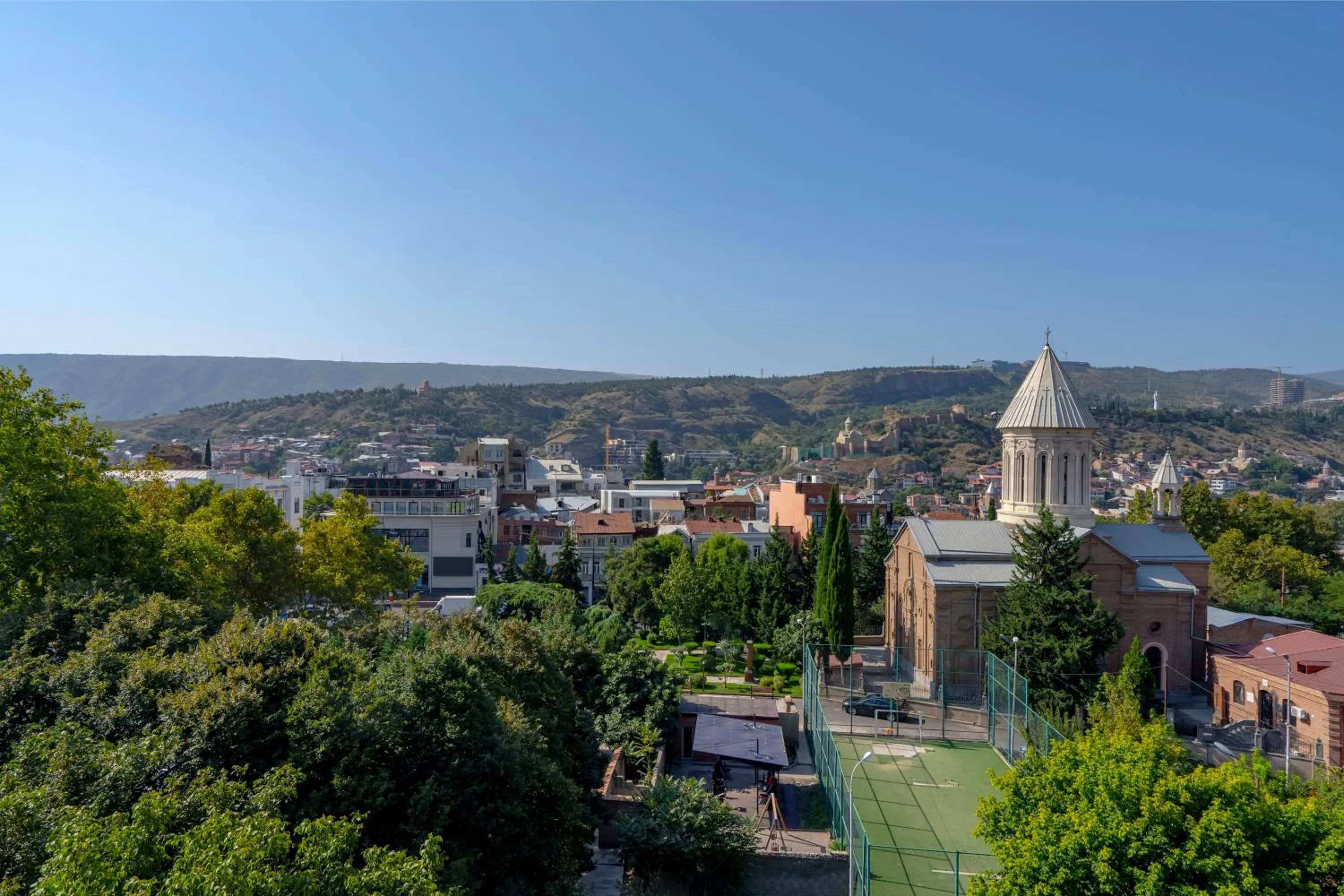 City view in Hotel Piazza Tbilisi