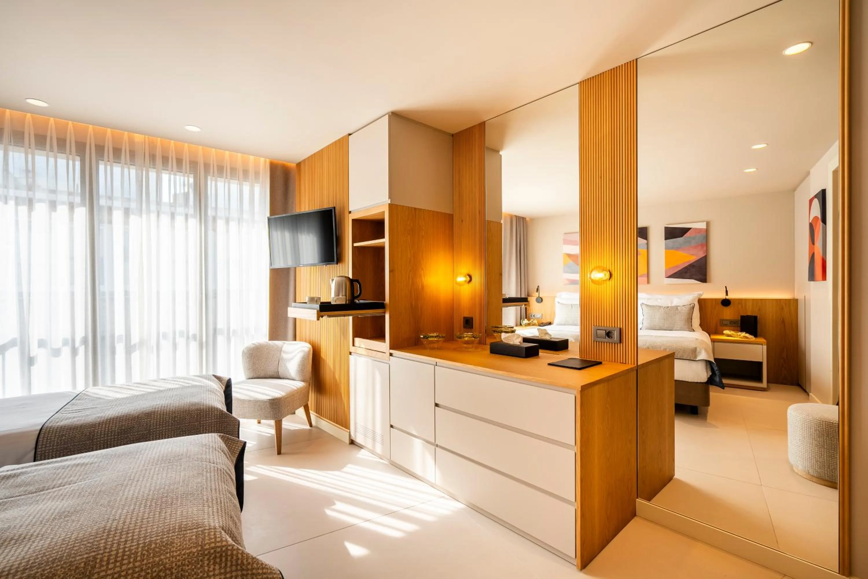 TV and multimedia, Bed in ERK Hotel