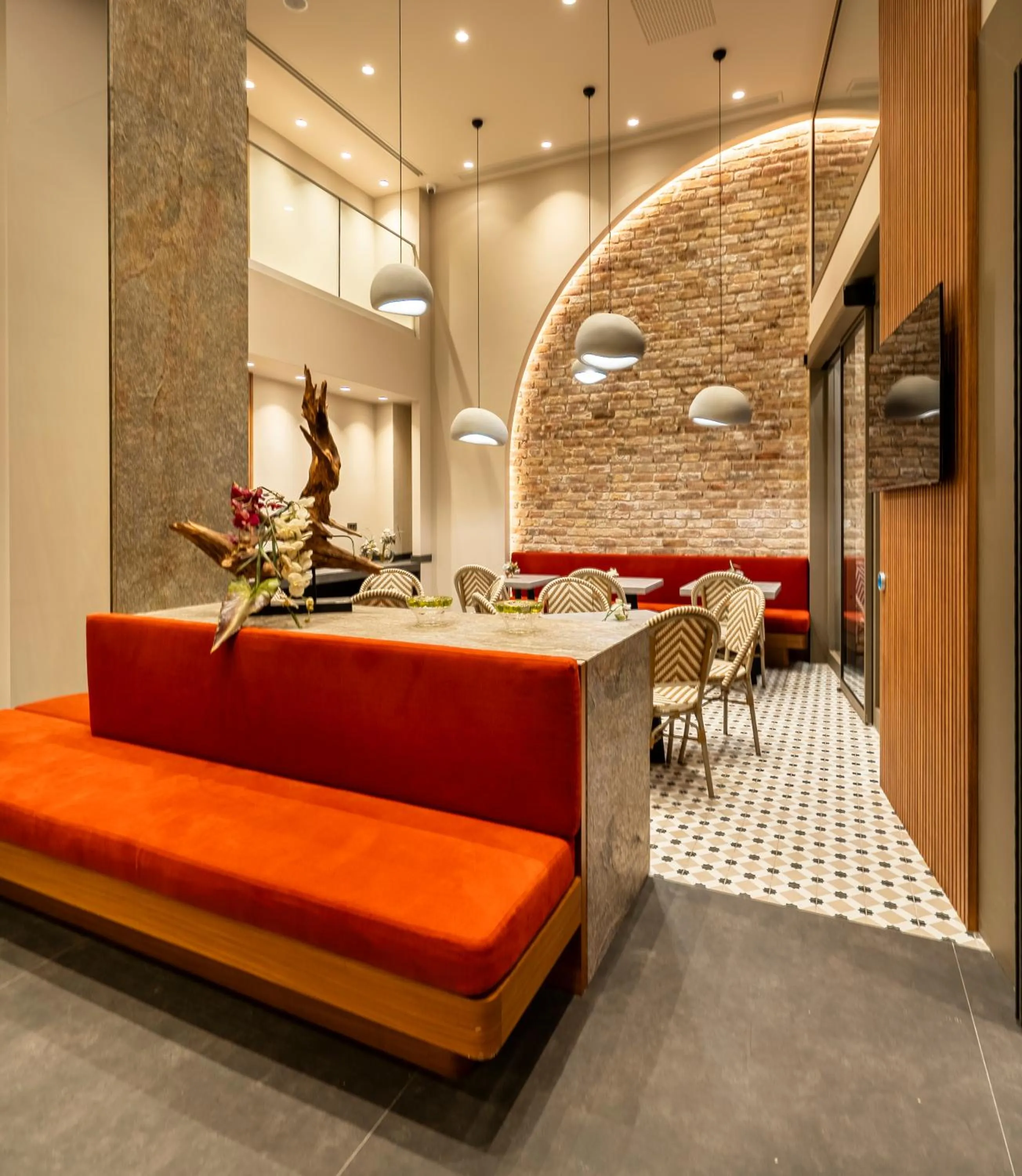 Seating area in ERK Hotel