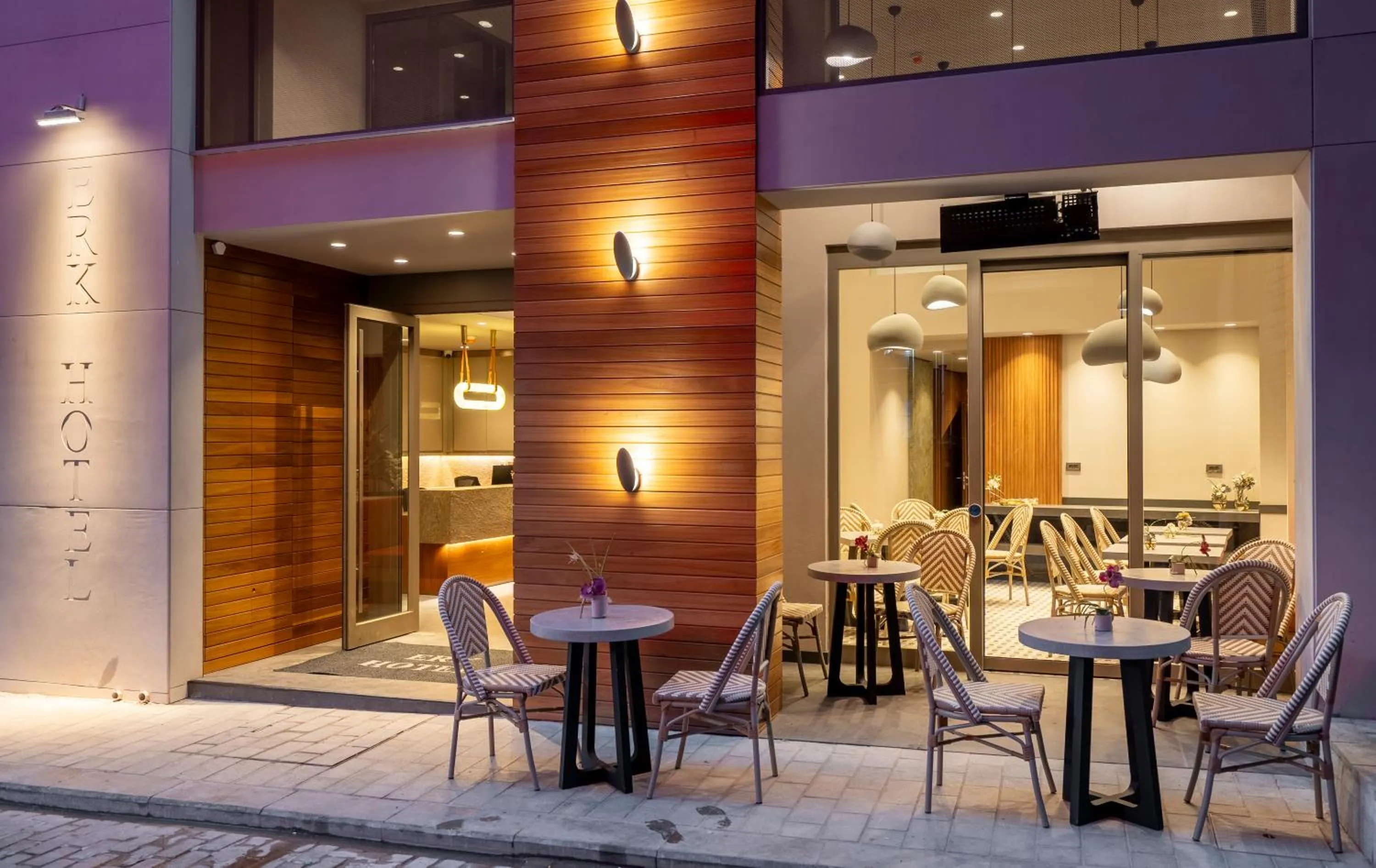 Seating area in ERK Hotel