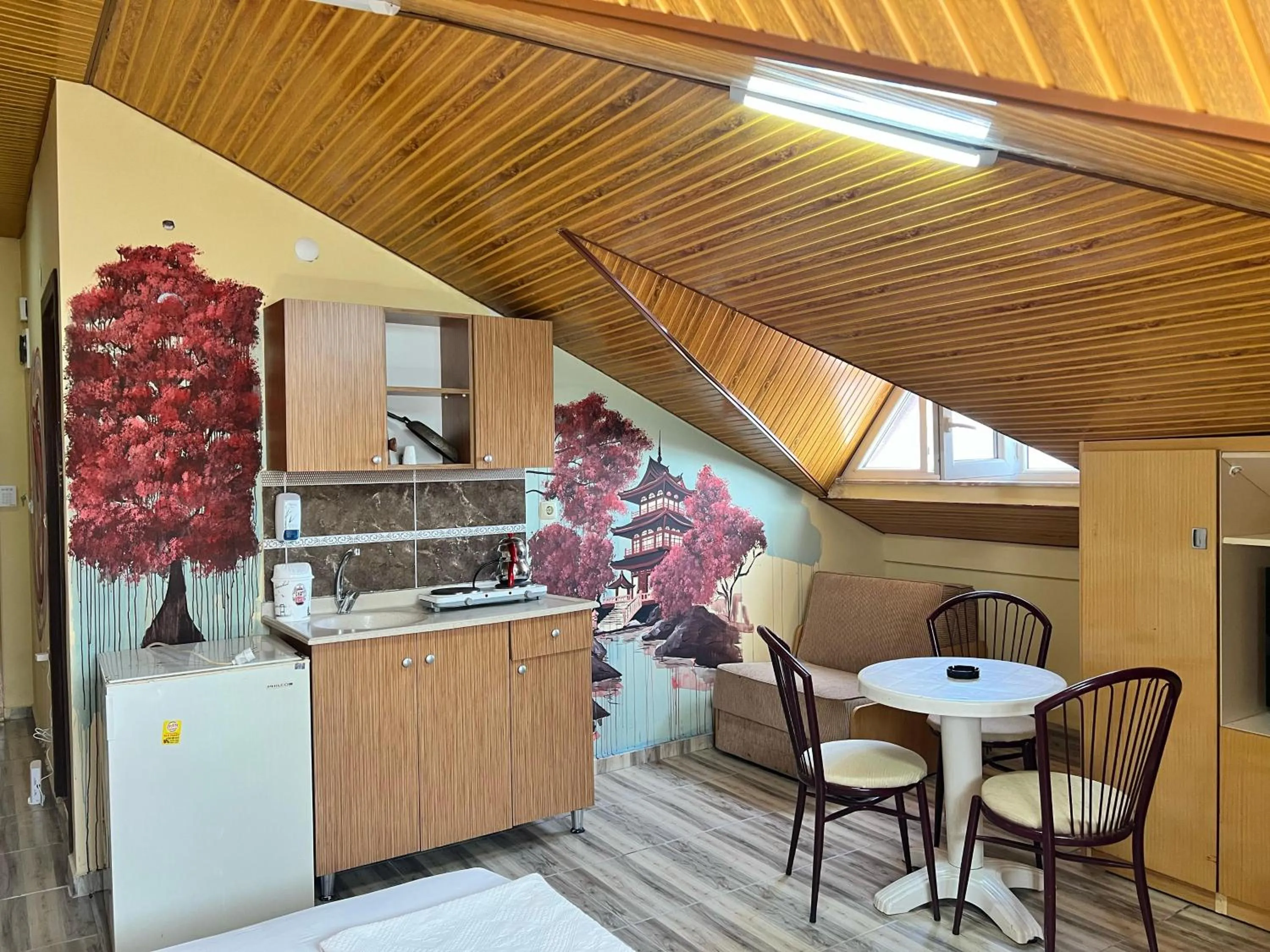 kitchen in Esma Apart Otel