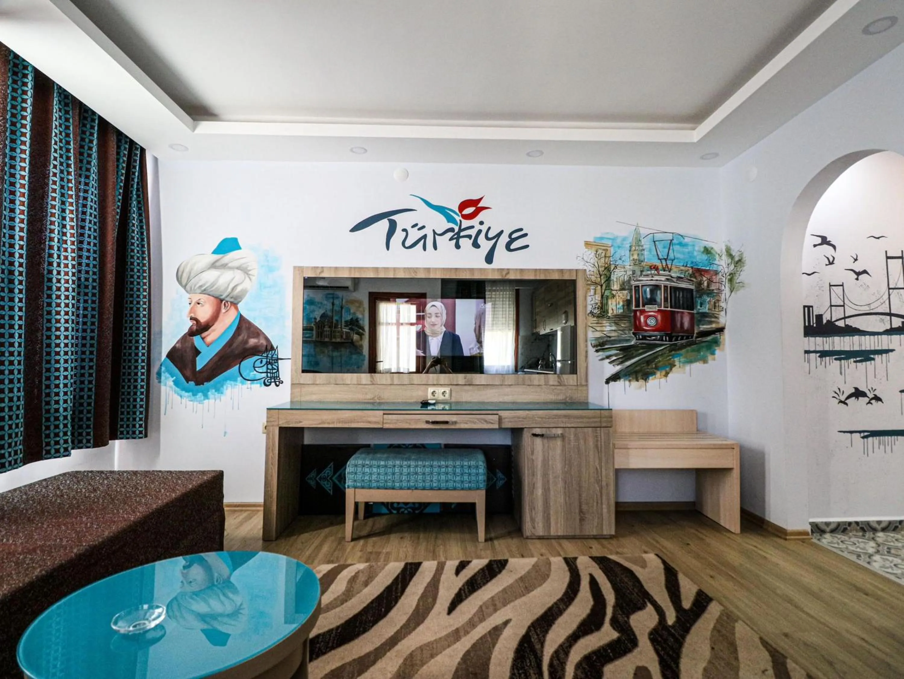 Living room in Esma Apart Otel