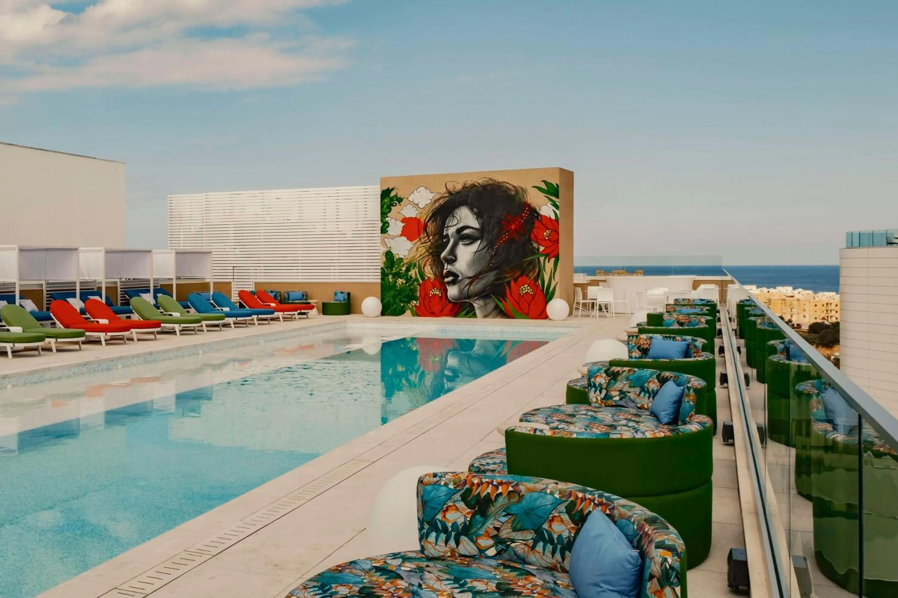 Swimming pool in Hyatt Centric Malta