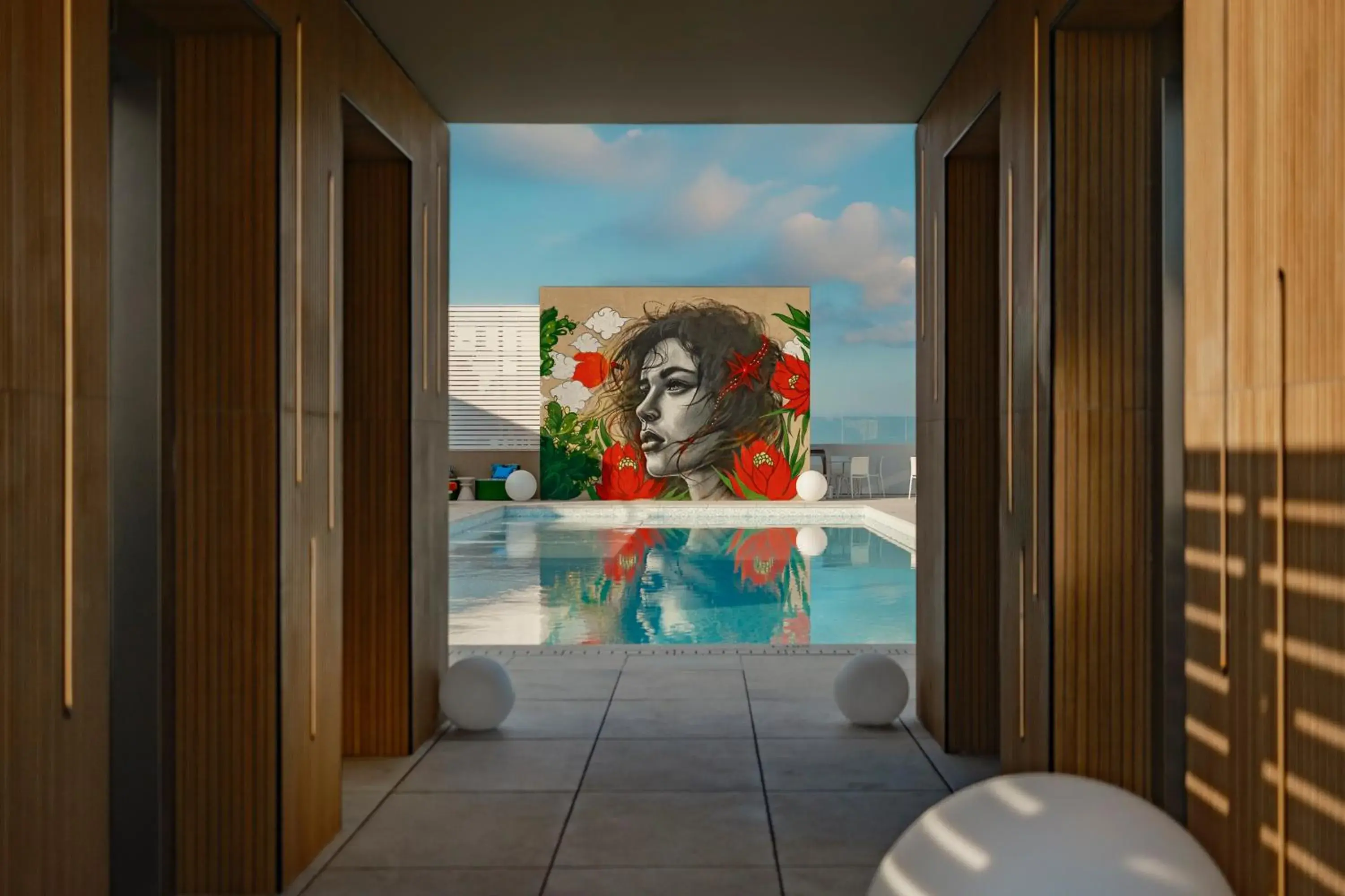 Swimming pool in Hyatt Centric Malta Swimming pool in Hyatt Centric Malta